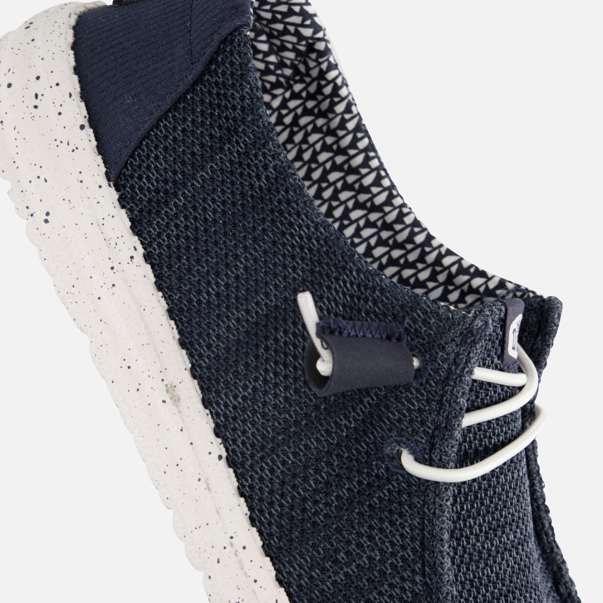 HEYDUDE Wendy Streetch Sox Instappers blauw afbeelding 4