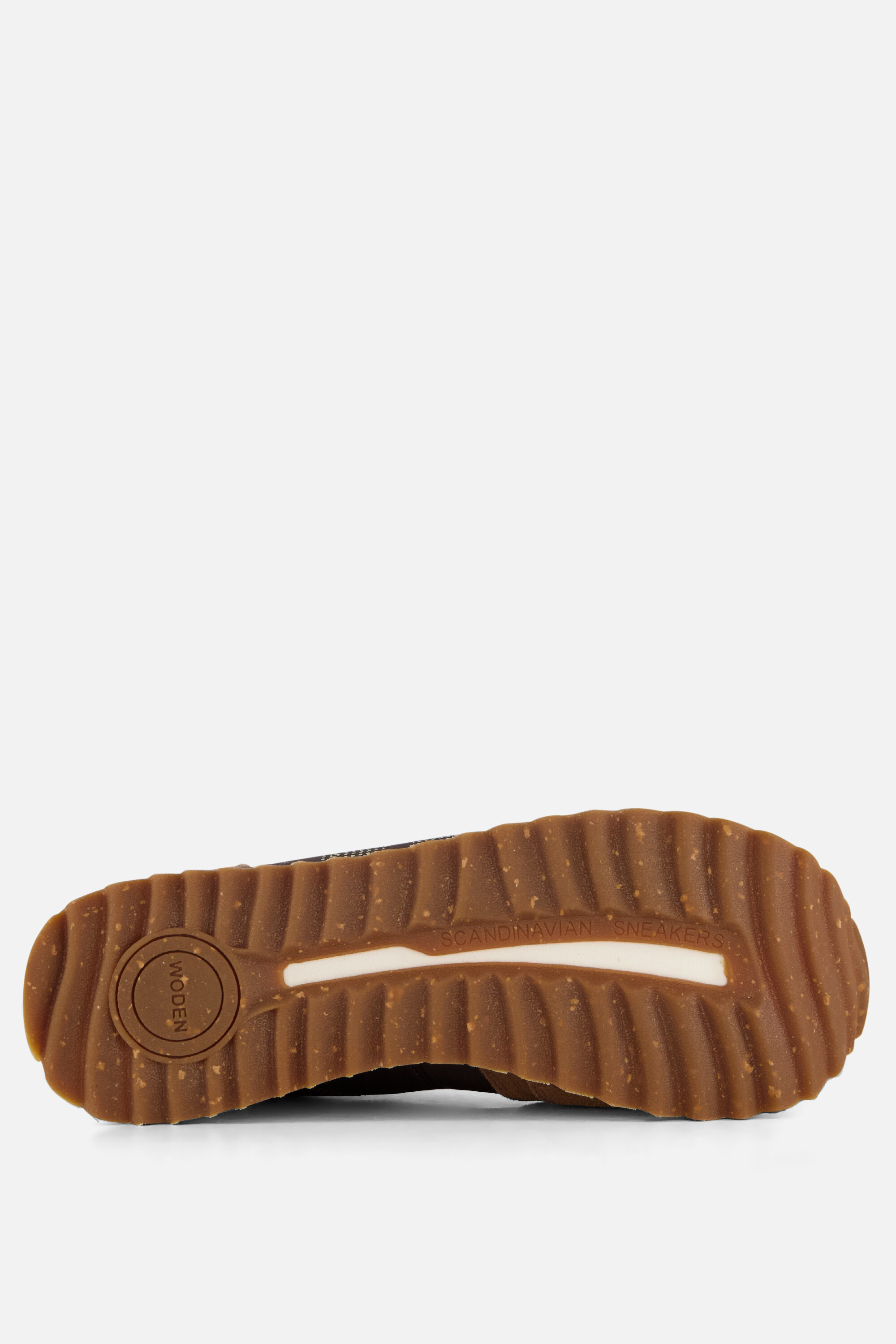 Woden Ronja Plateau Sneakers bruin Suede afbeelding 4