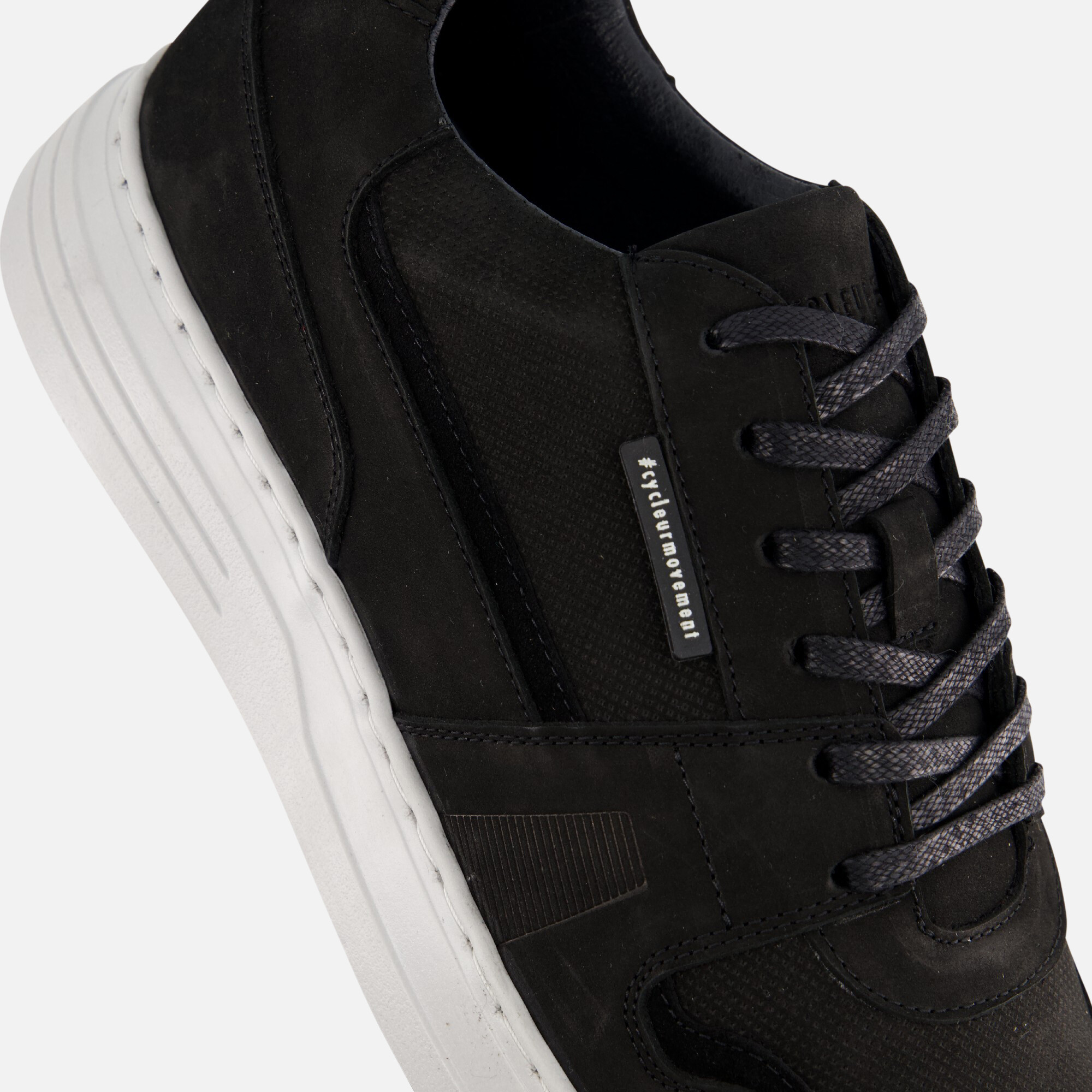Cycleur de Luxe Giro Sneakers zwart Nubuck afbeelding 4