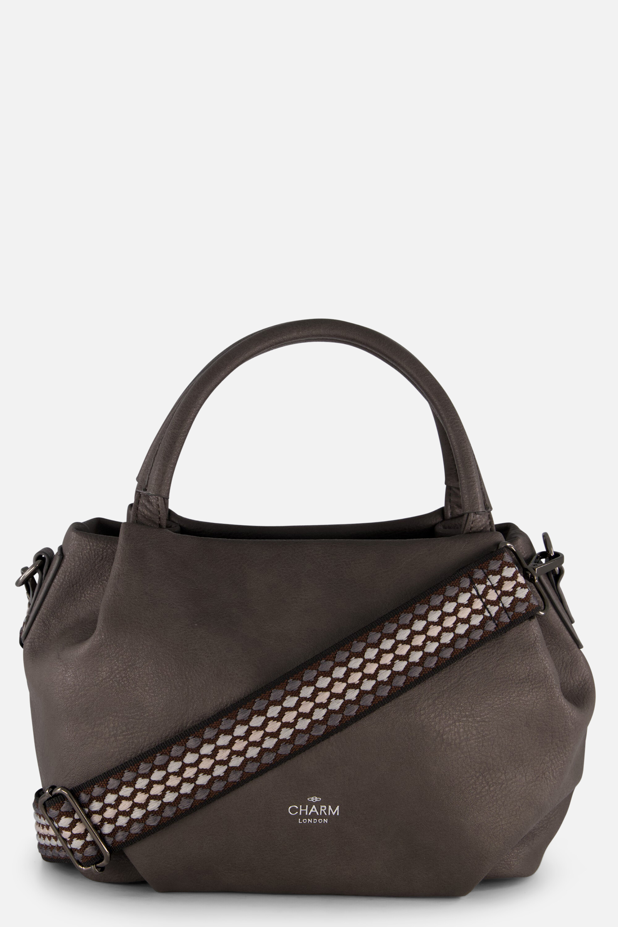 Charm London Handtas bruin Synthetisch afbeelding 3