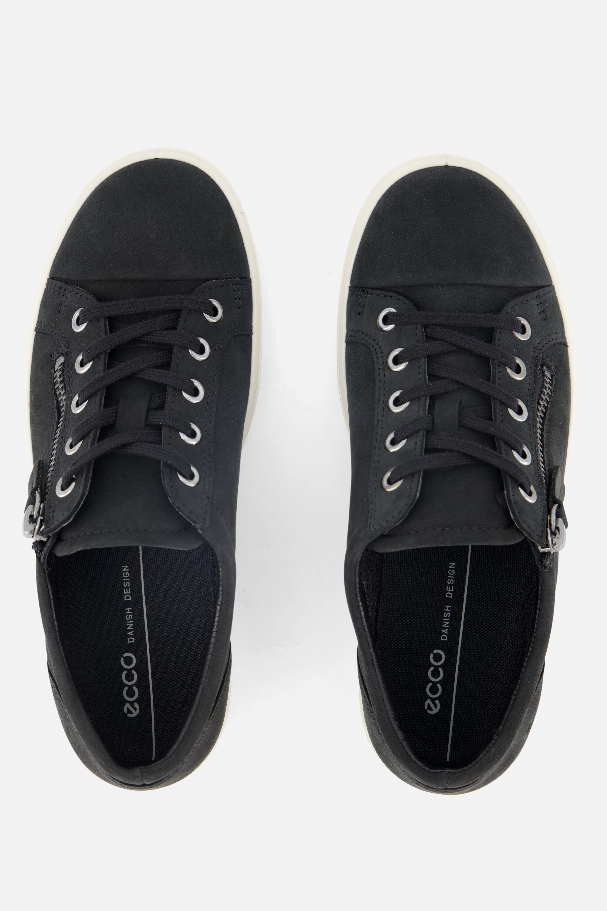 Ecco Classic Sneakers zwart Leer afbeelding 2