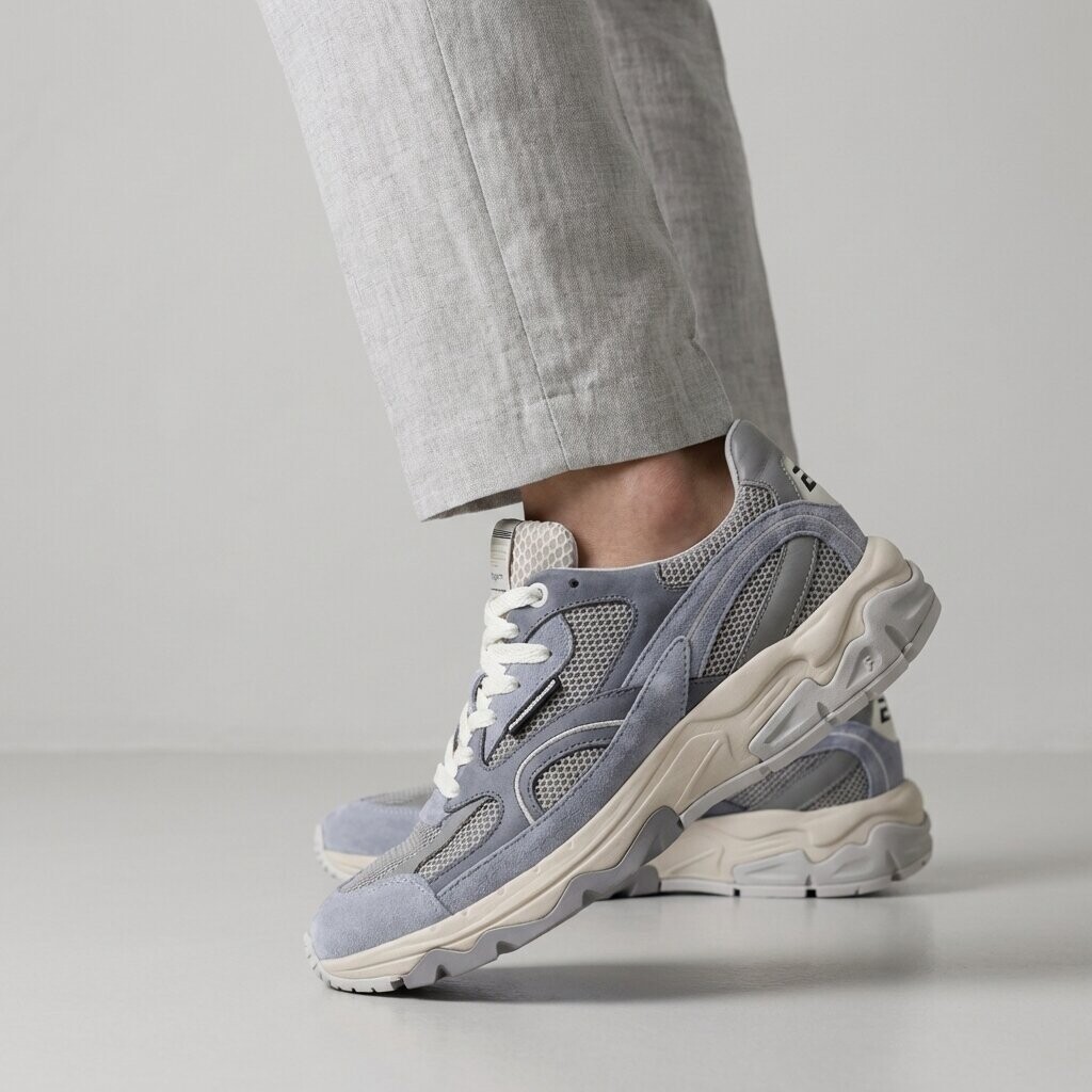 Floris van Bommel Floris van Bommel De Rezer Sneakers blauw