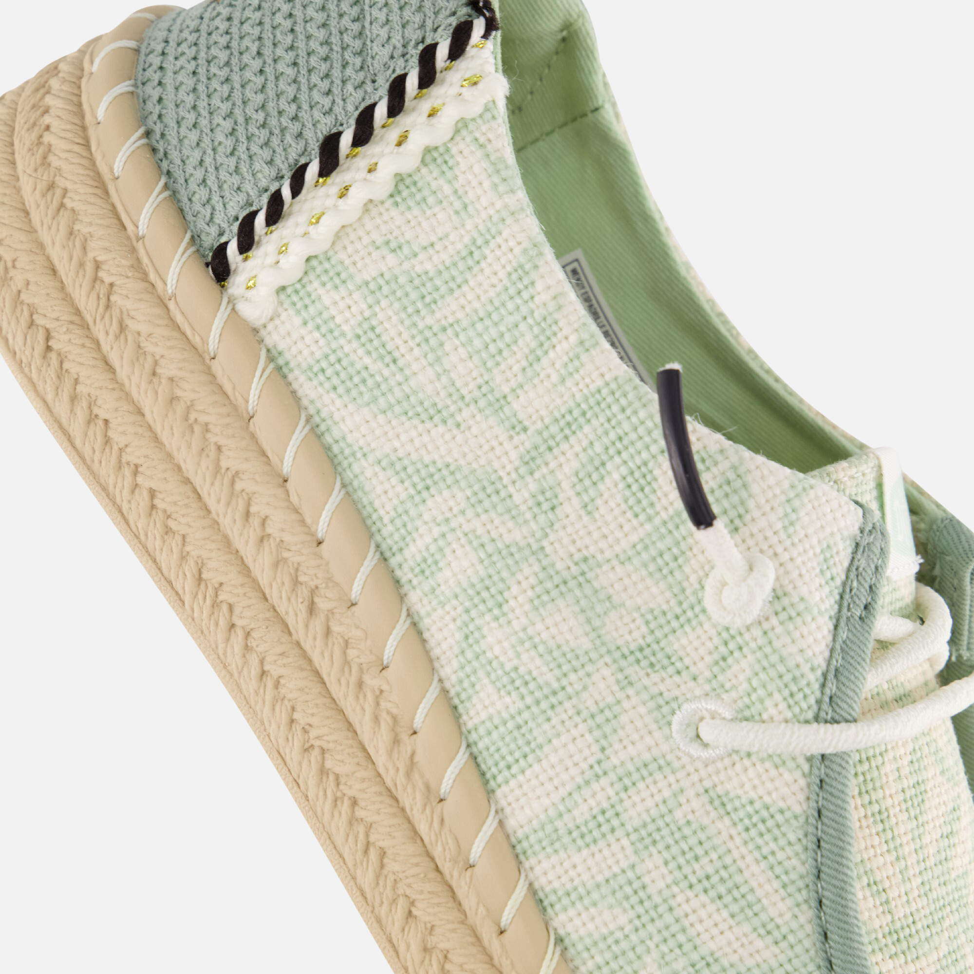 HEYDUDE Wendy Retro Palm Instappers groen afbeelding 4