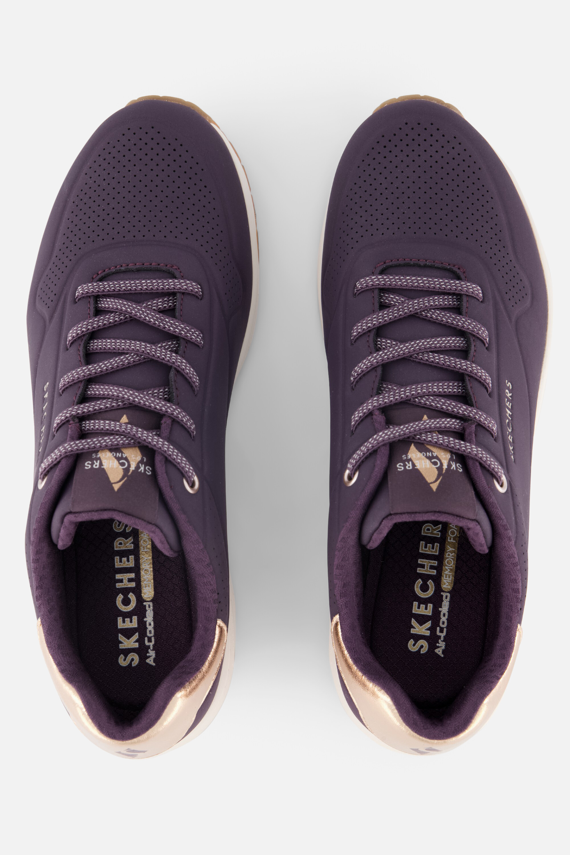 Skechers Uno Shimmer Away Sneakers paars afbeelding 3