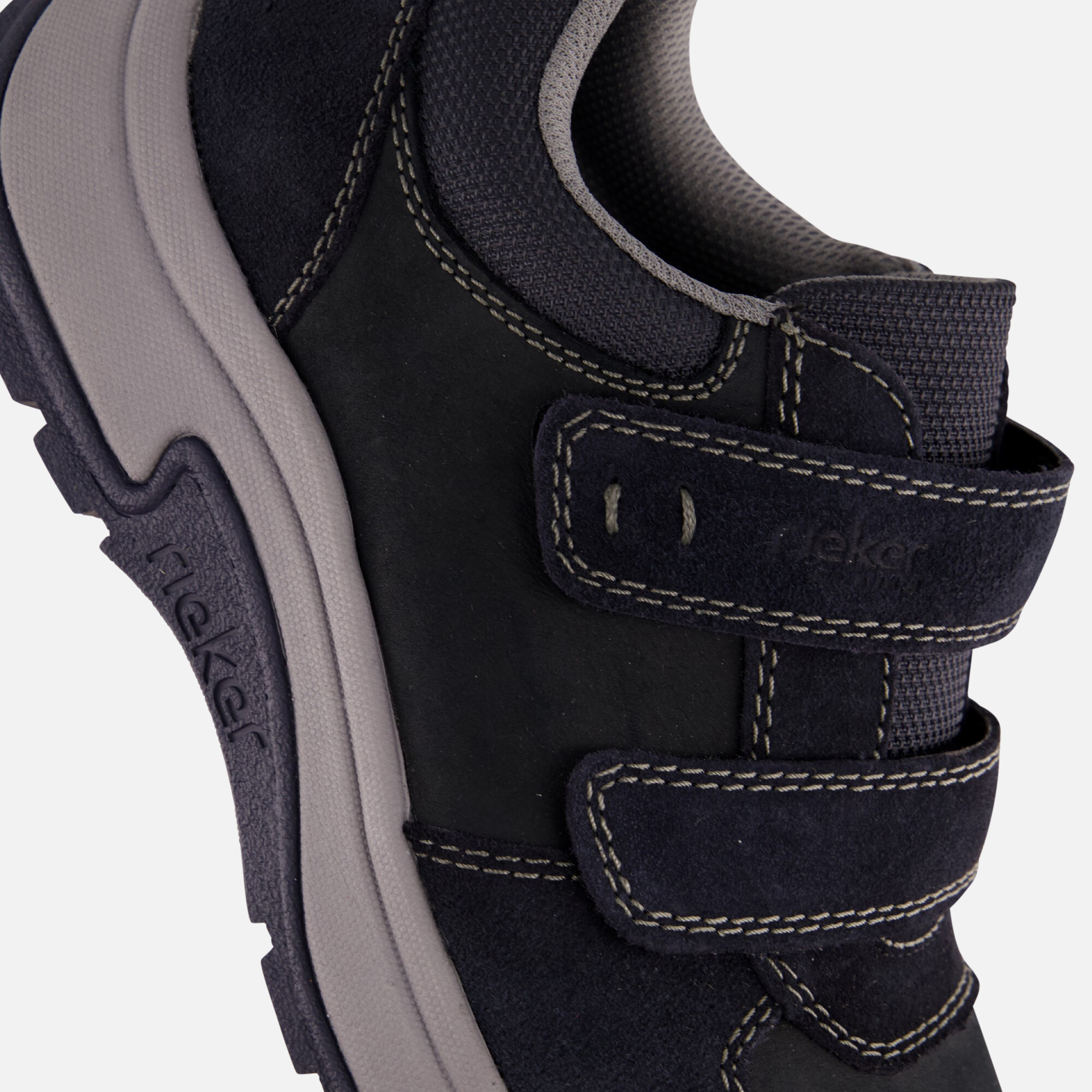 Rieker Sneakers blauw Suede afbeelding 4
