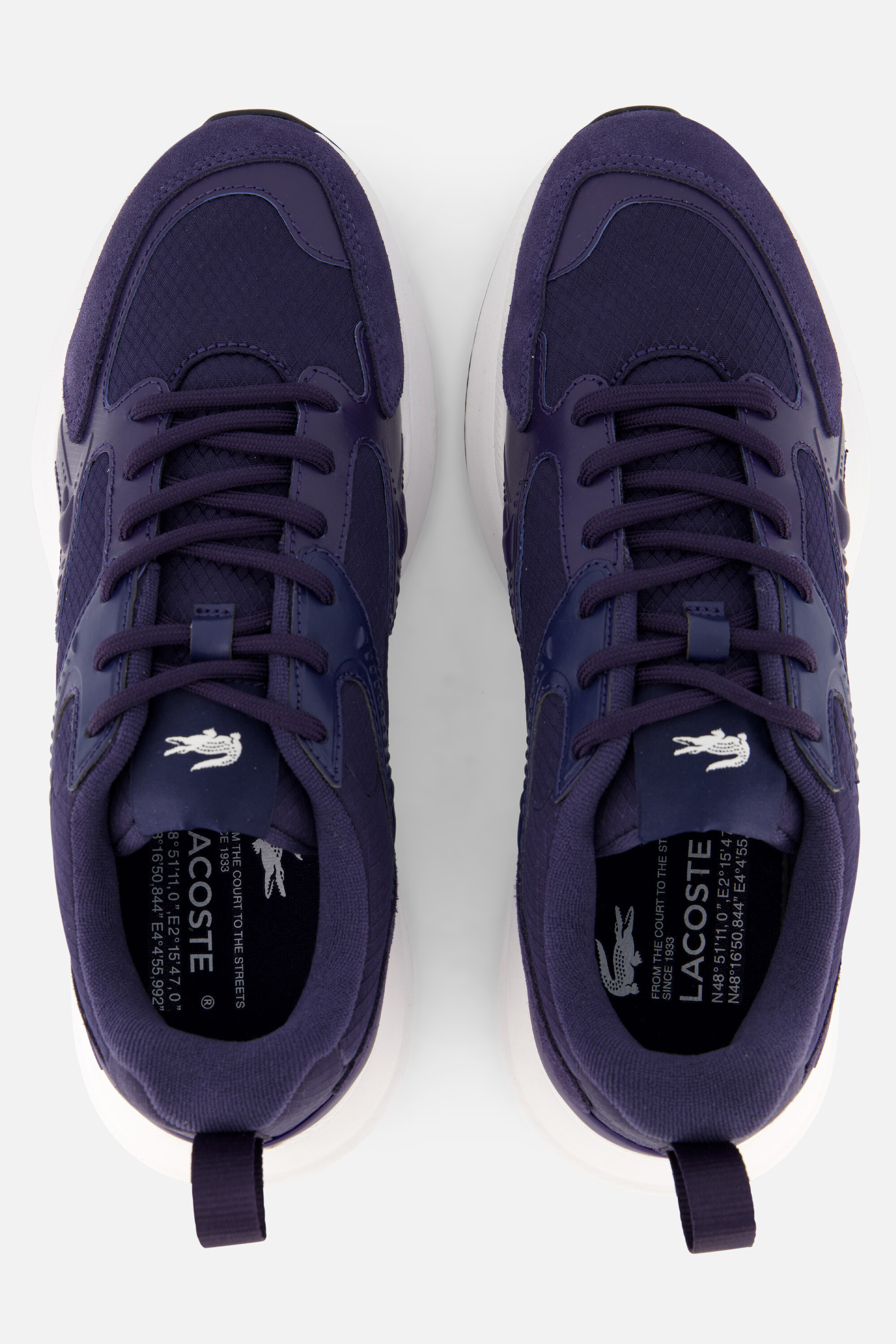Lacoste L003 Evo Sneakers blauw Pu afbeelding 2