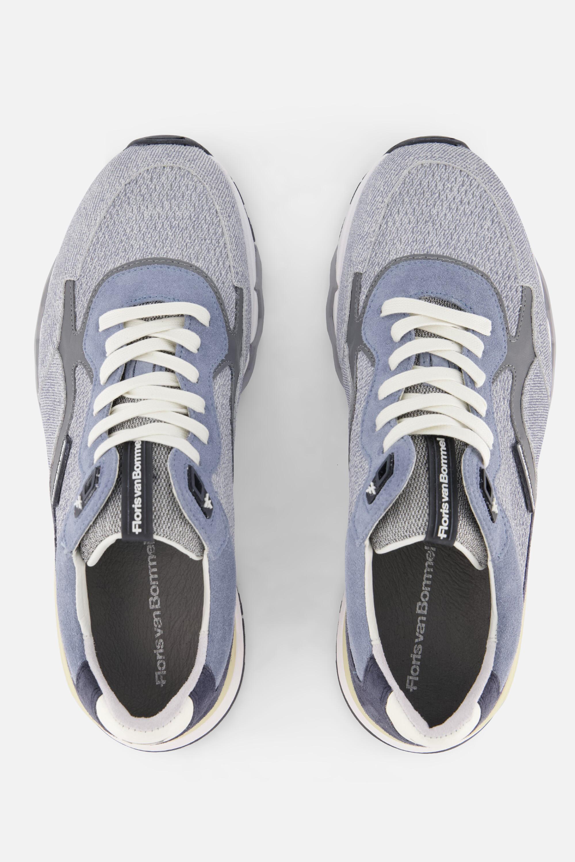 Floris van Bommel De Zager 02.56 Sneakers blauw afbeelding 3