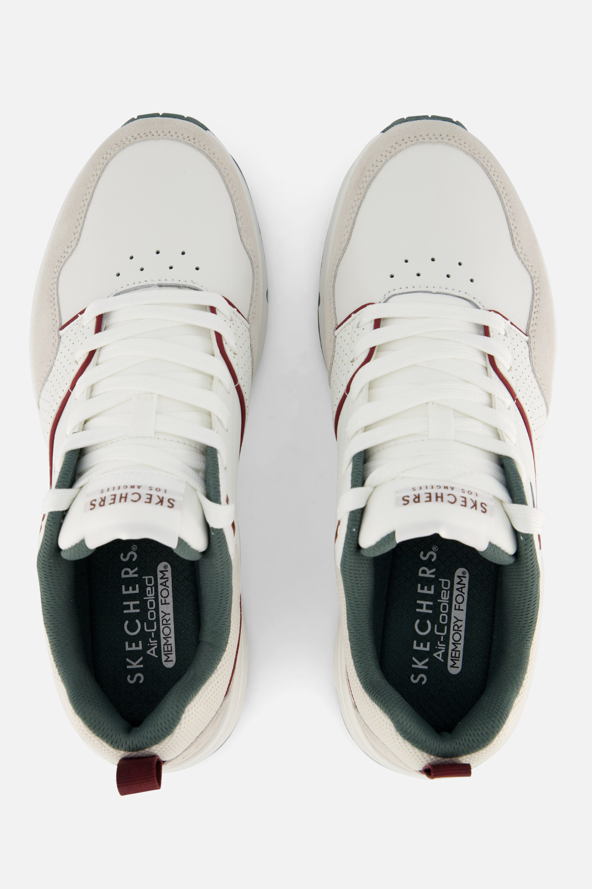 Skechers Uno Retro One Sneakers wit Suede afbeelding 2