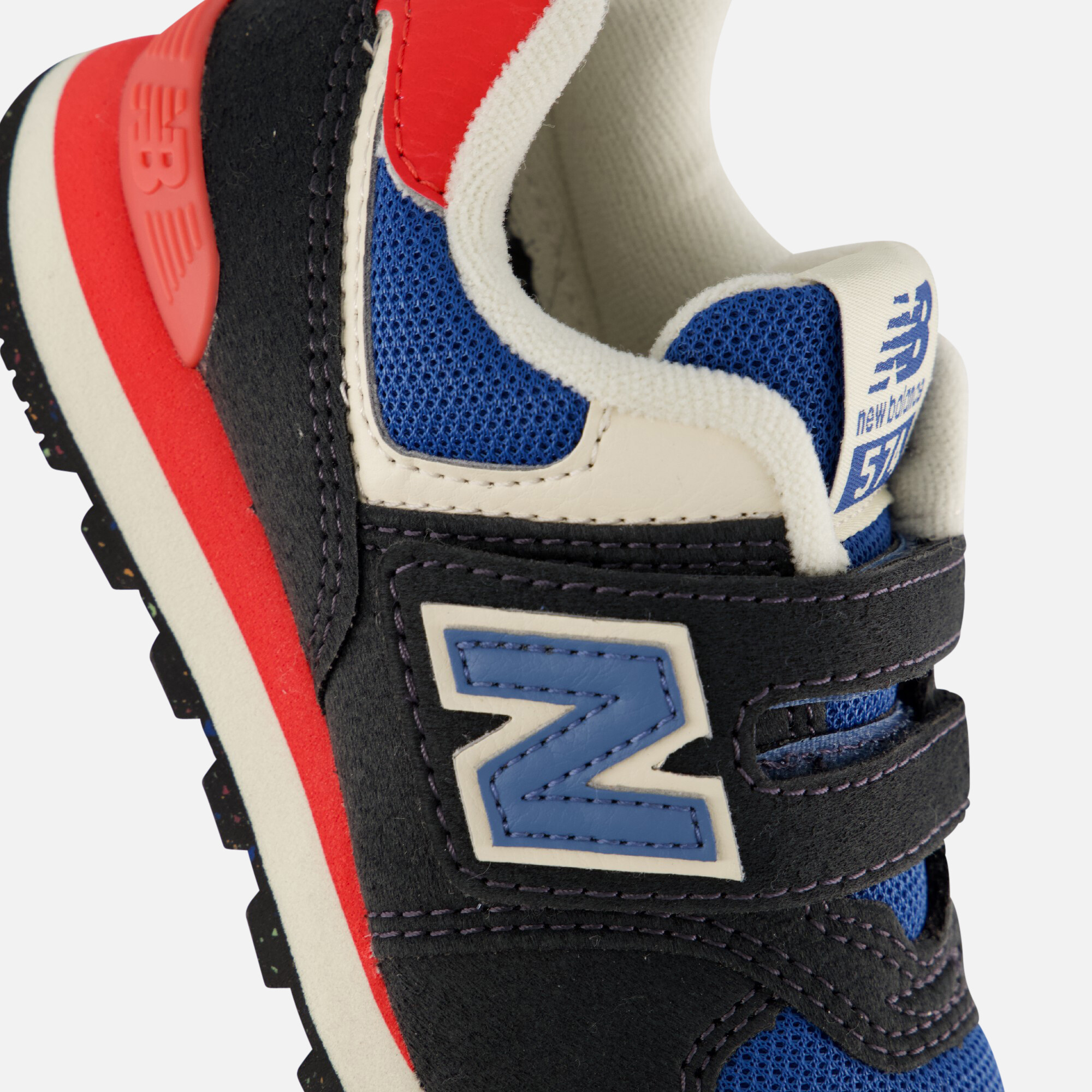 New Balance 574 Sneakers blauw Textiel afbeelding 4