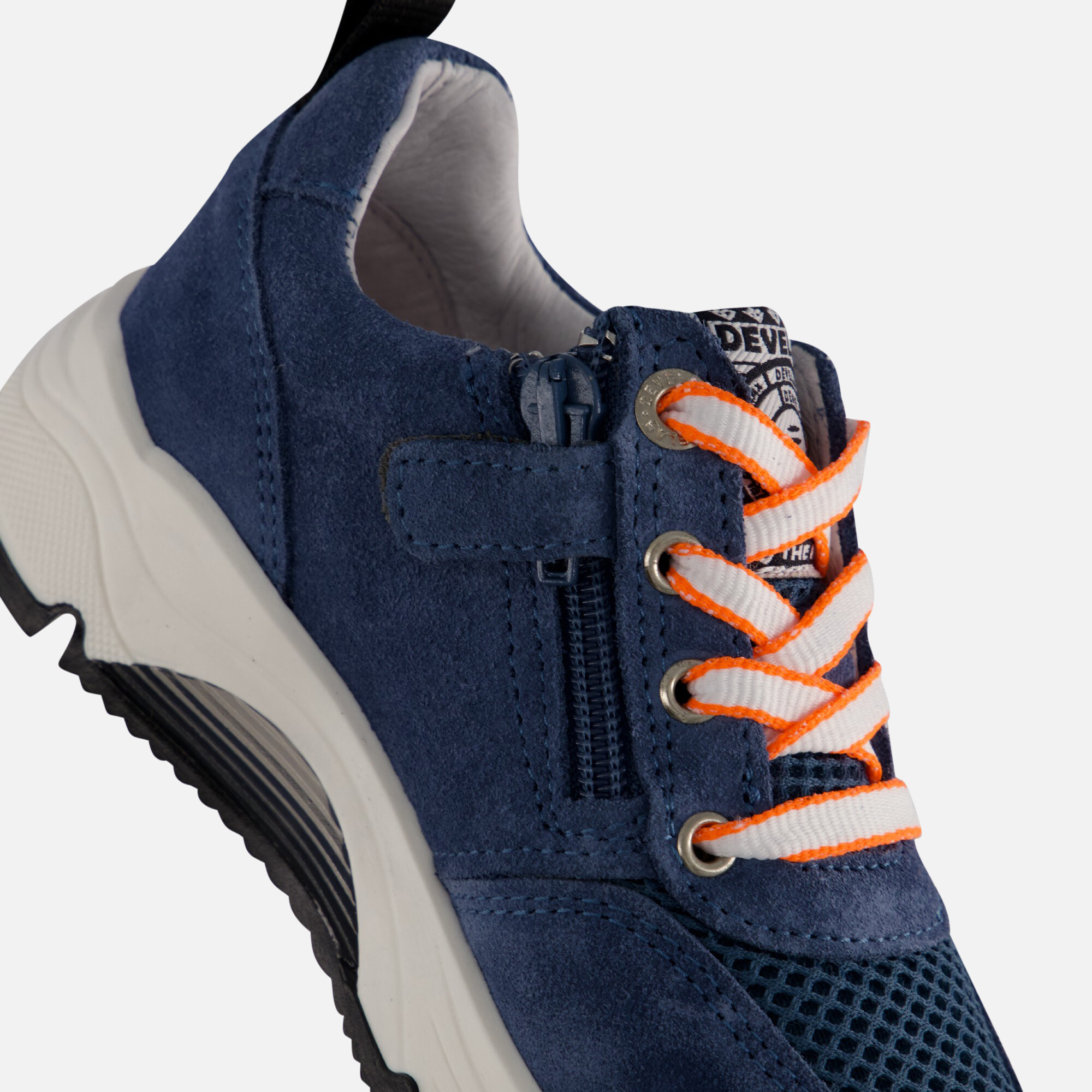 Develab Sneakers blauw Leer afbeelding 4