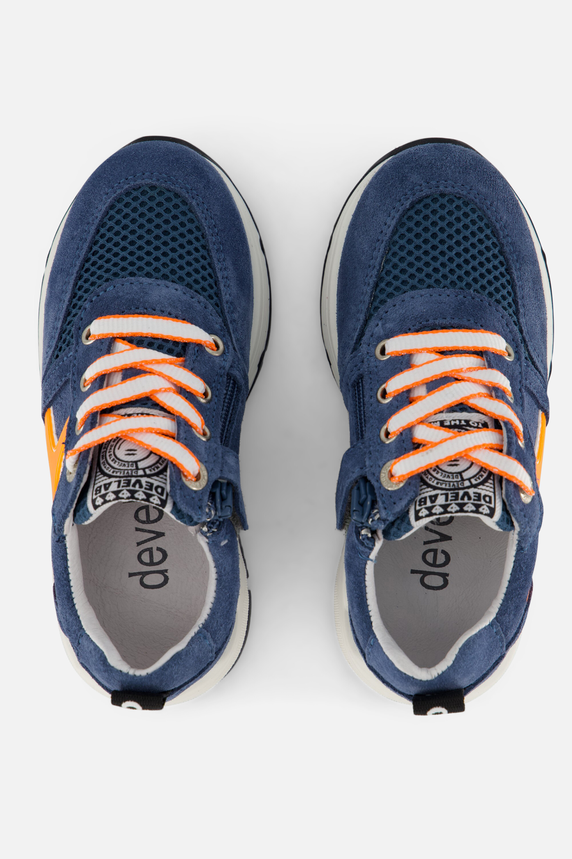 Develab Sneakers blauw Leer afbeelding 2