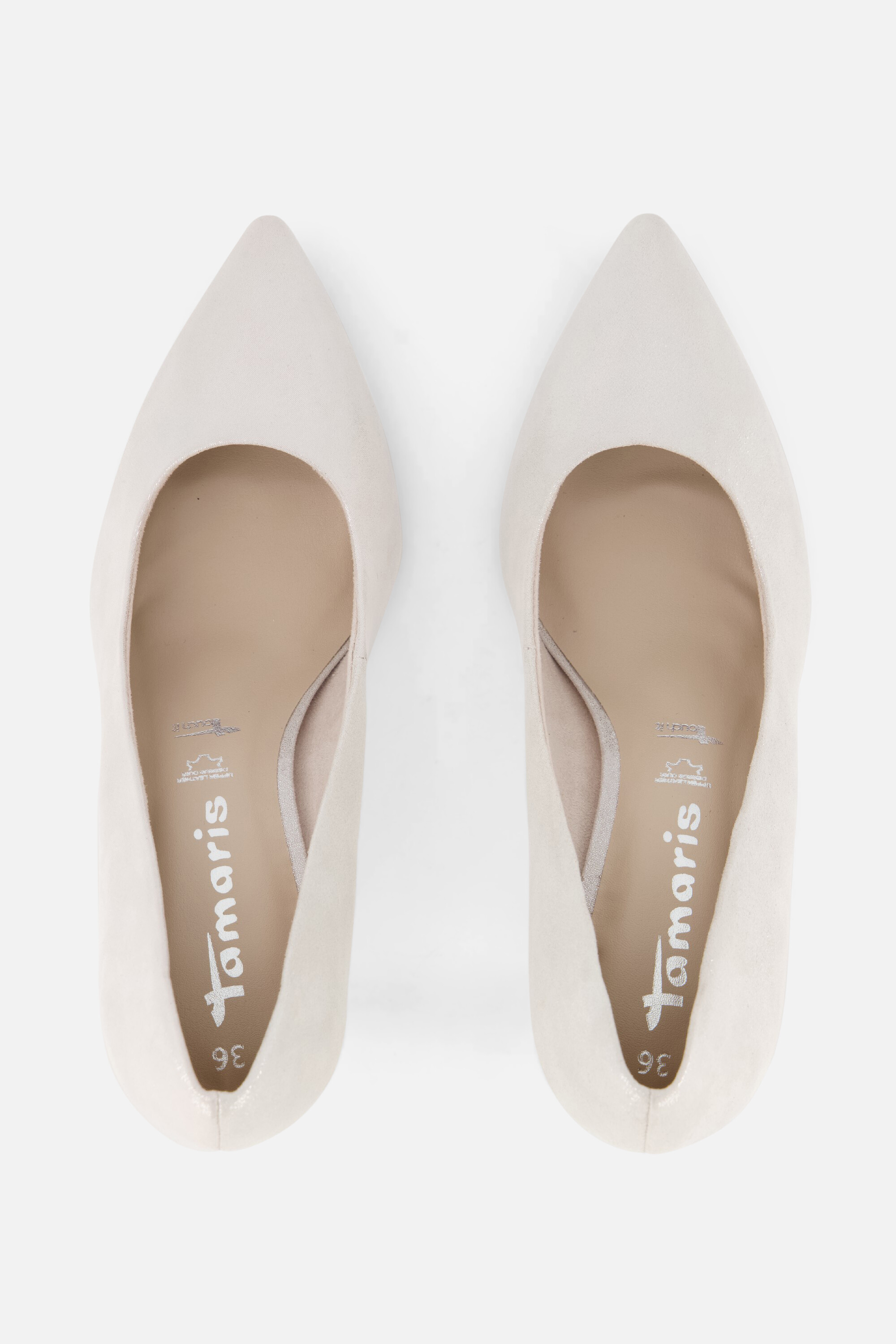 Tamaris Pumps zilver Leer afbeelding 2