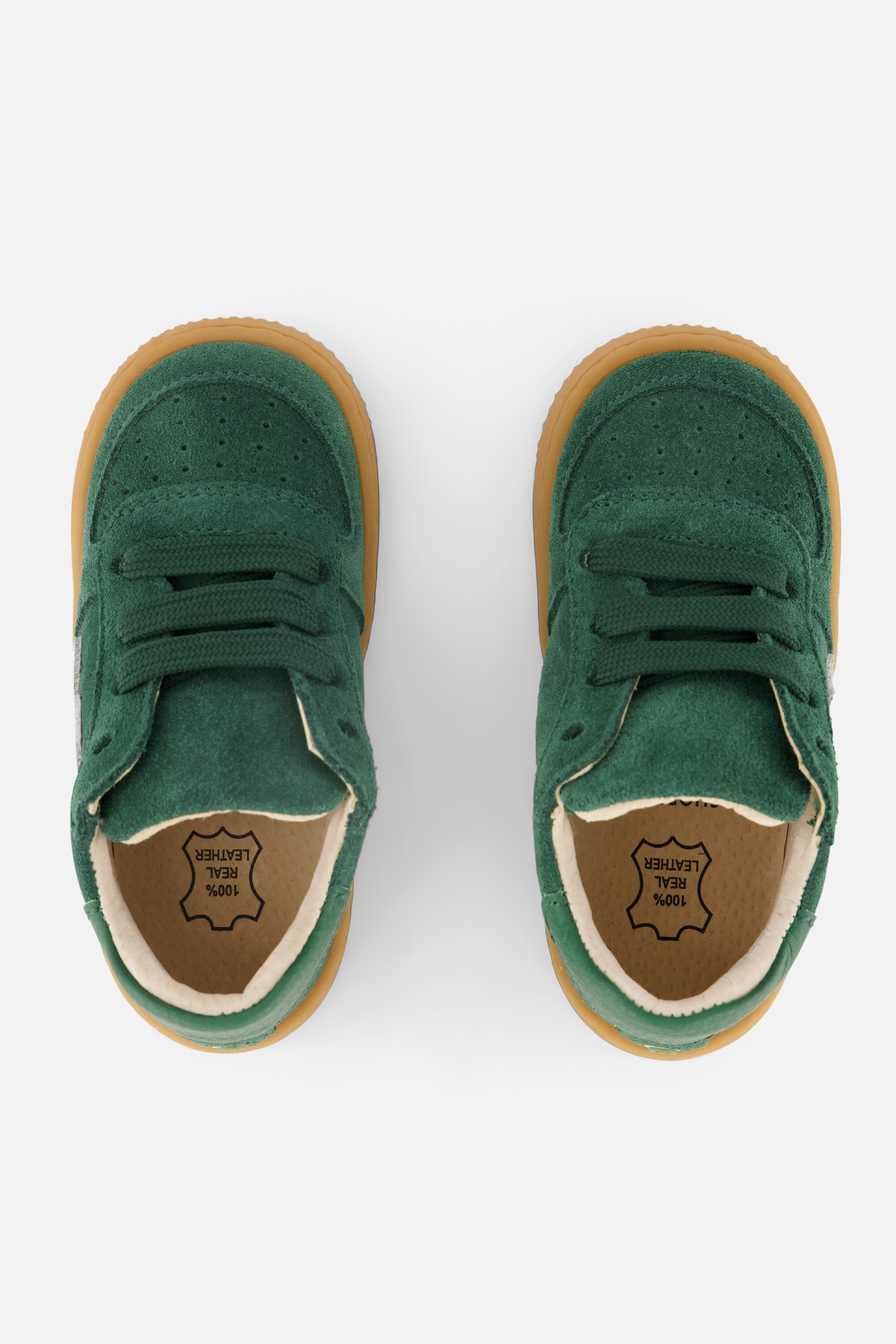 Shoesme Babyschoenen groen Suede afbeelding 2