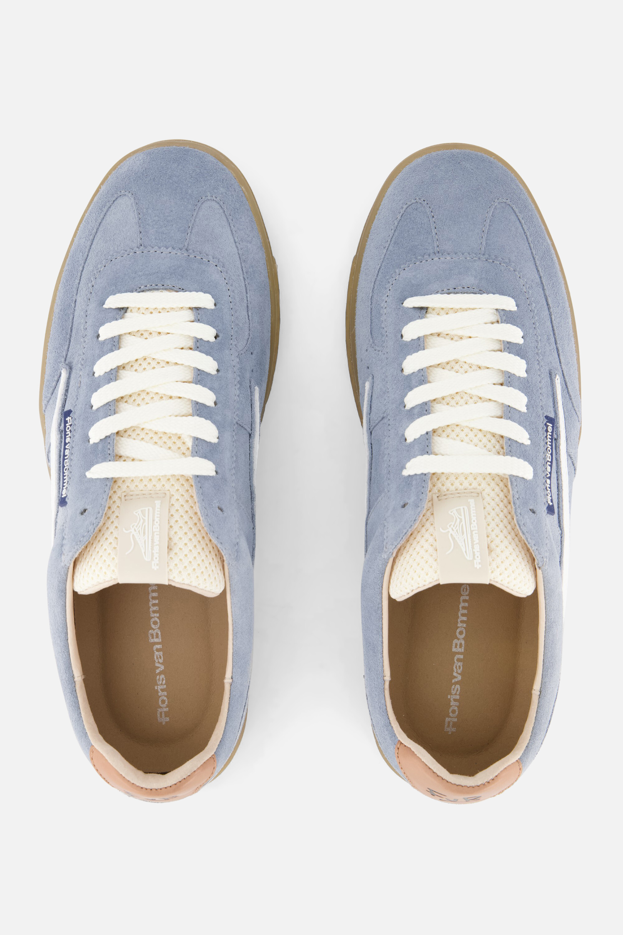 Floris van Bommel De Zaler Sneakers blauw Leer afbeelding 3
