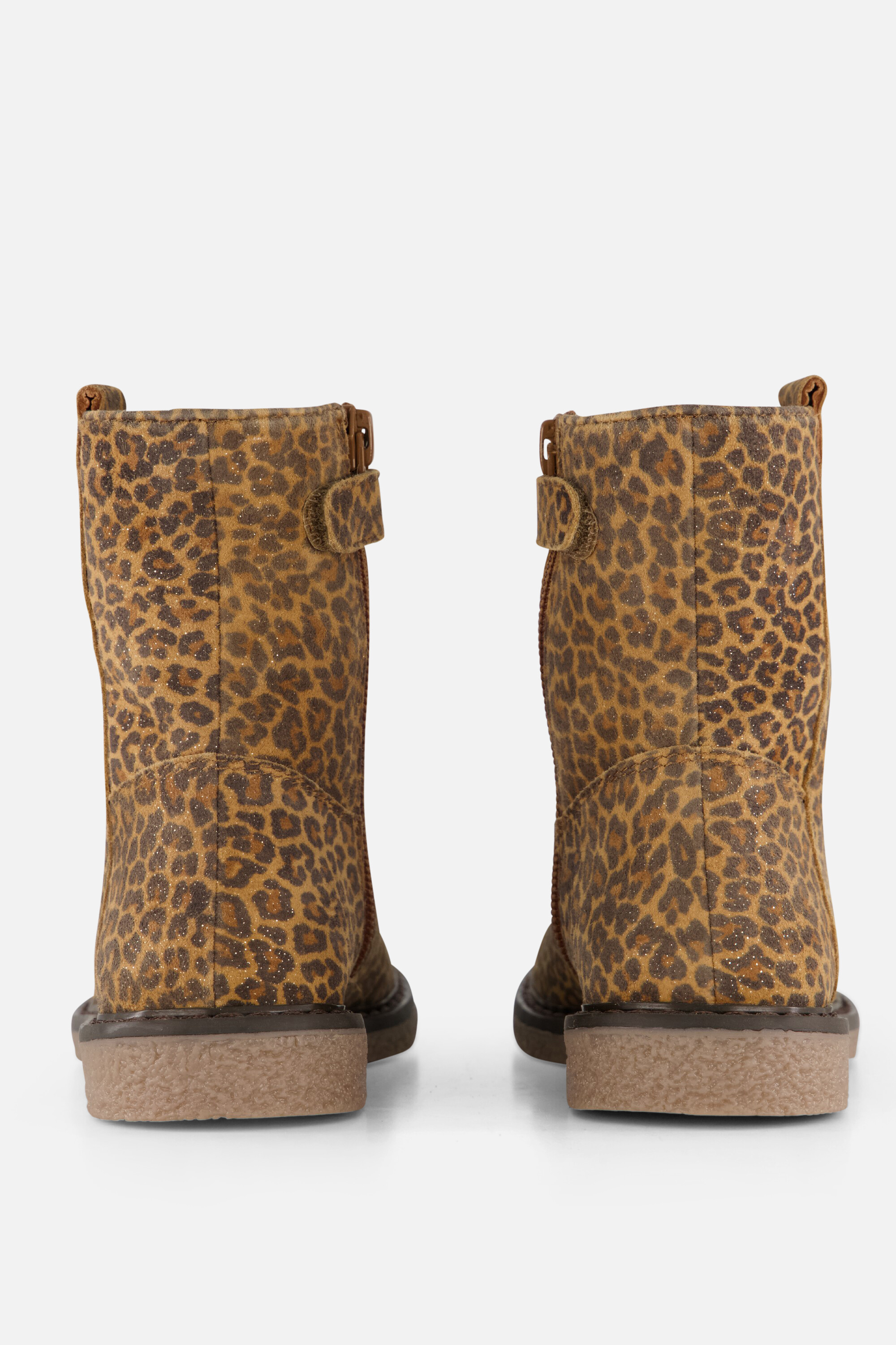 Muyters Leopard Enkellaarsjes bruin Suede afbeelding 2