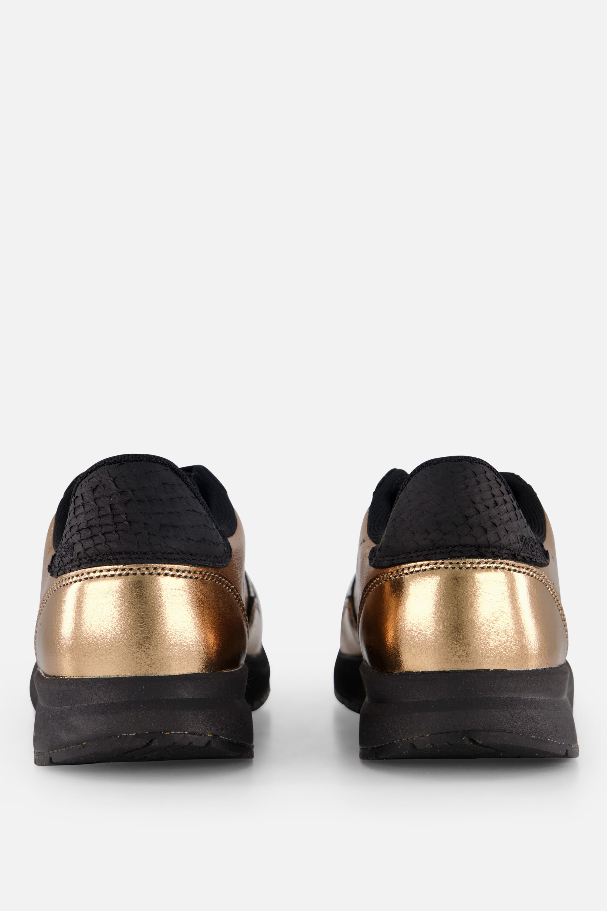 Woden Nicoline Metallic Sneakers goud Leer afbeelding 2
