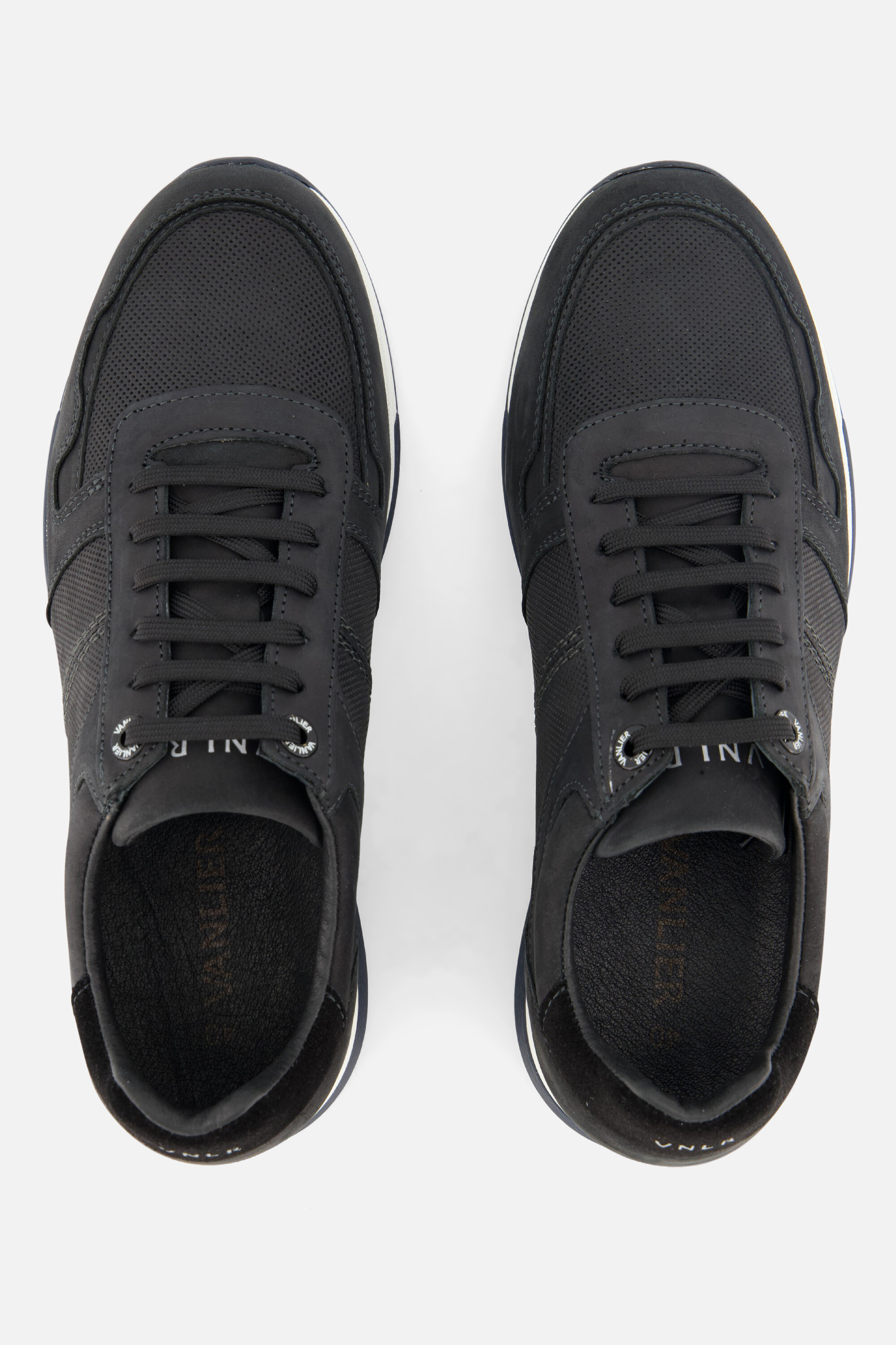 Van Lier Positano Sneakers zwart Leer afbeelding 3