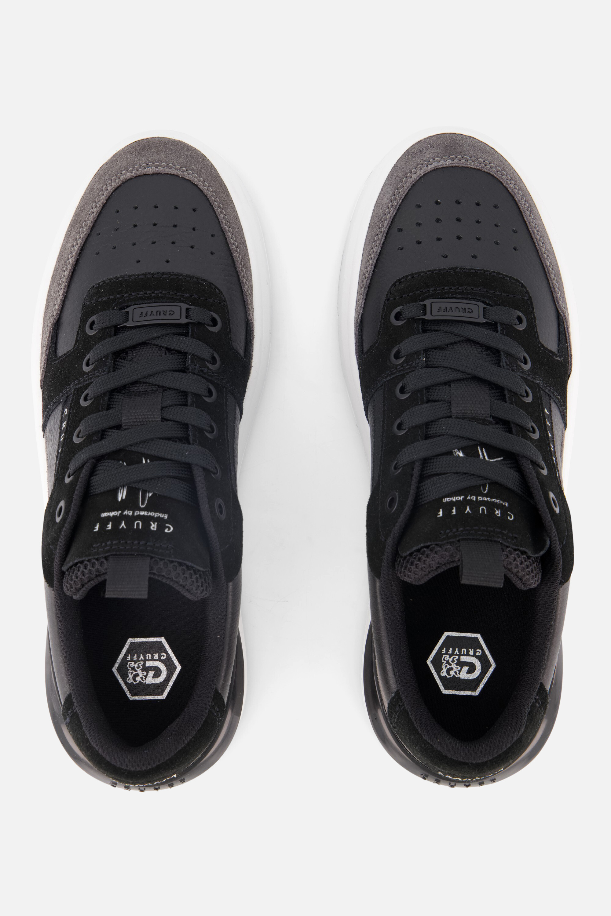 Cruyff Endorsed Tennis Sneakers zwart Leer afbeelding 2
