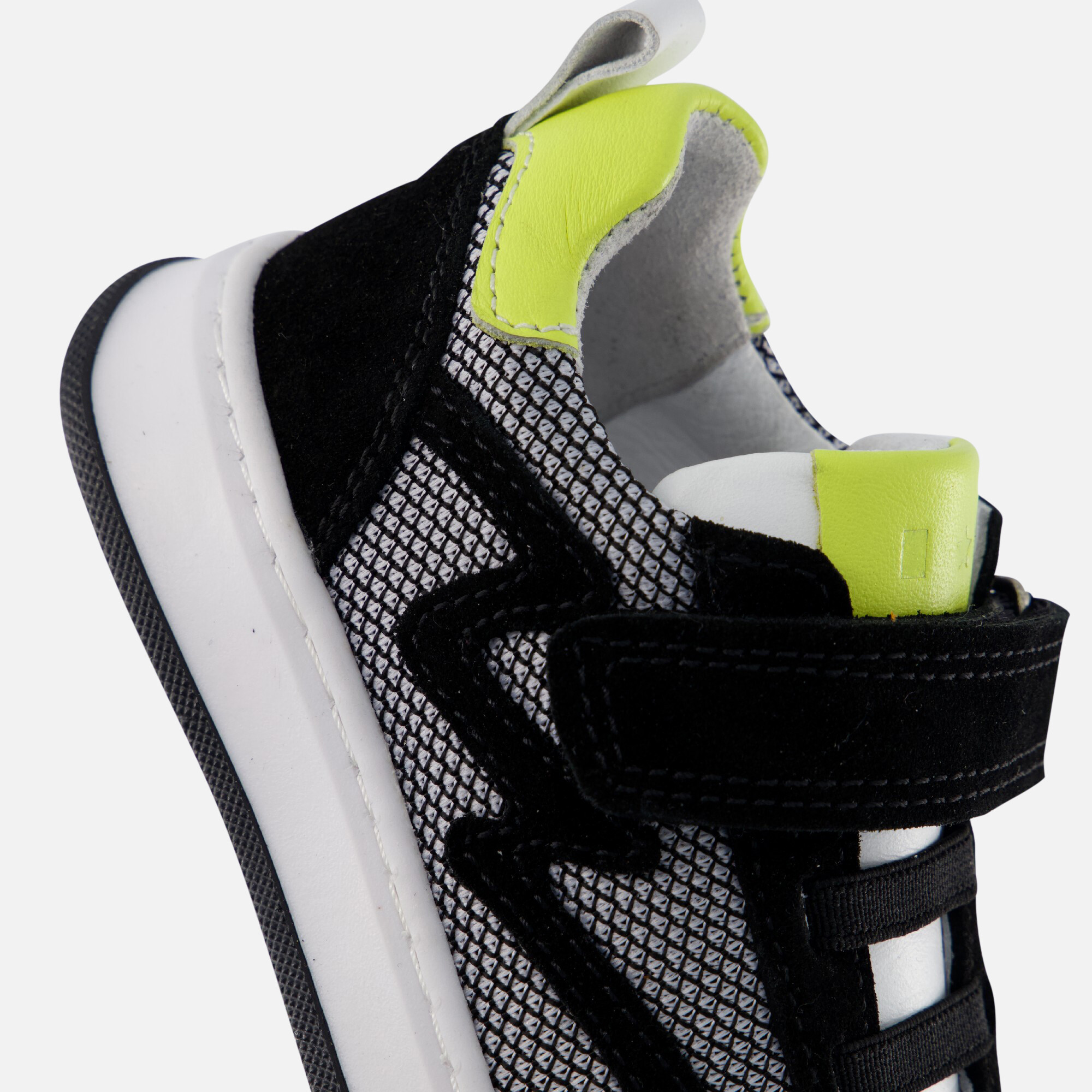 Muyters Velcro Sneakers zwart Leer afbeelding 4