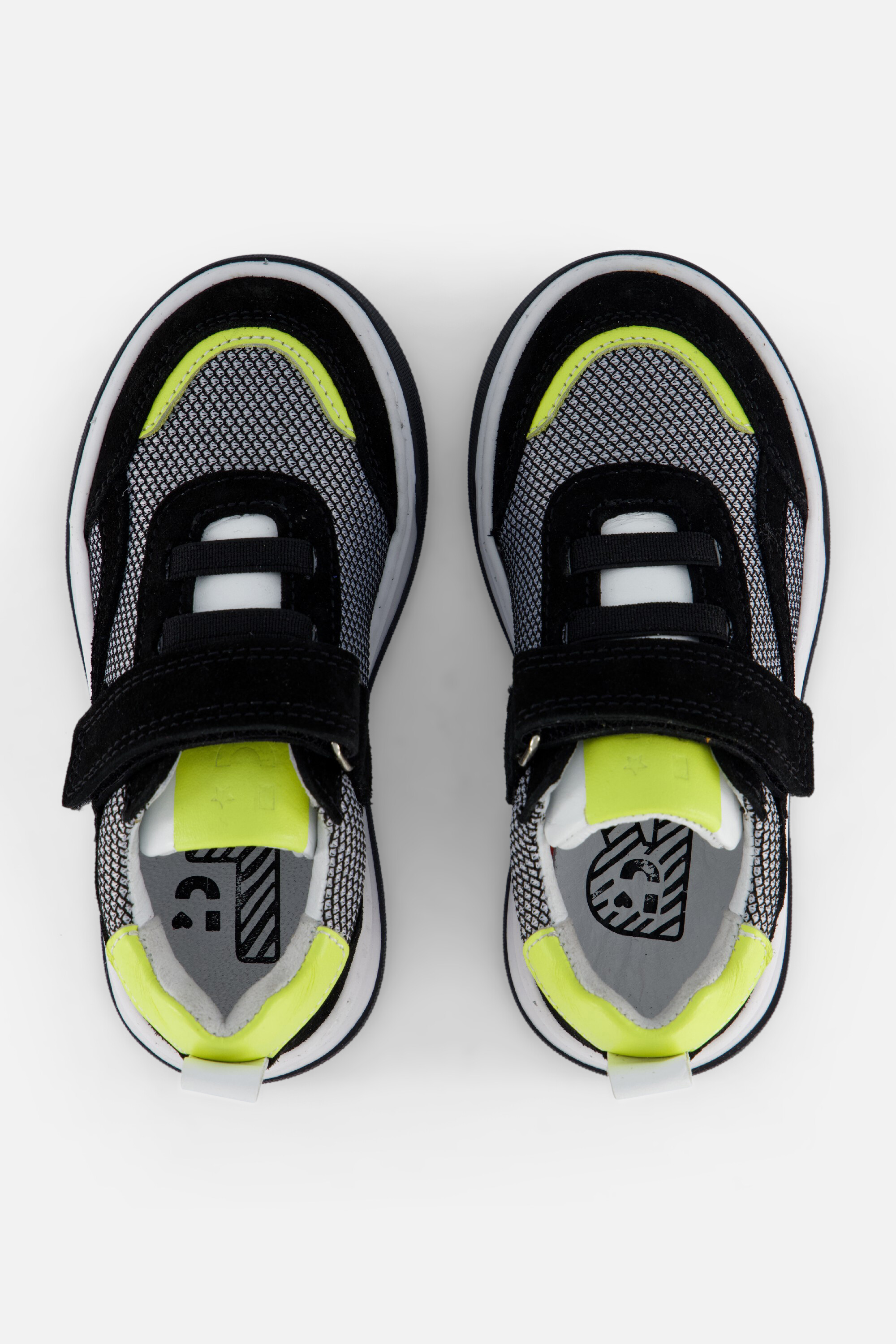Muyters Velcro Sneakers zwart Leer afbeelding 2