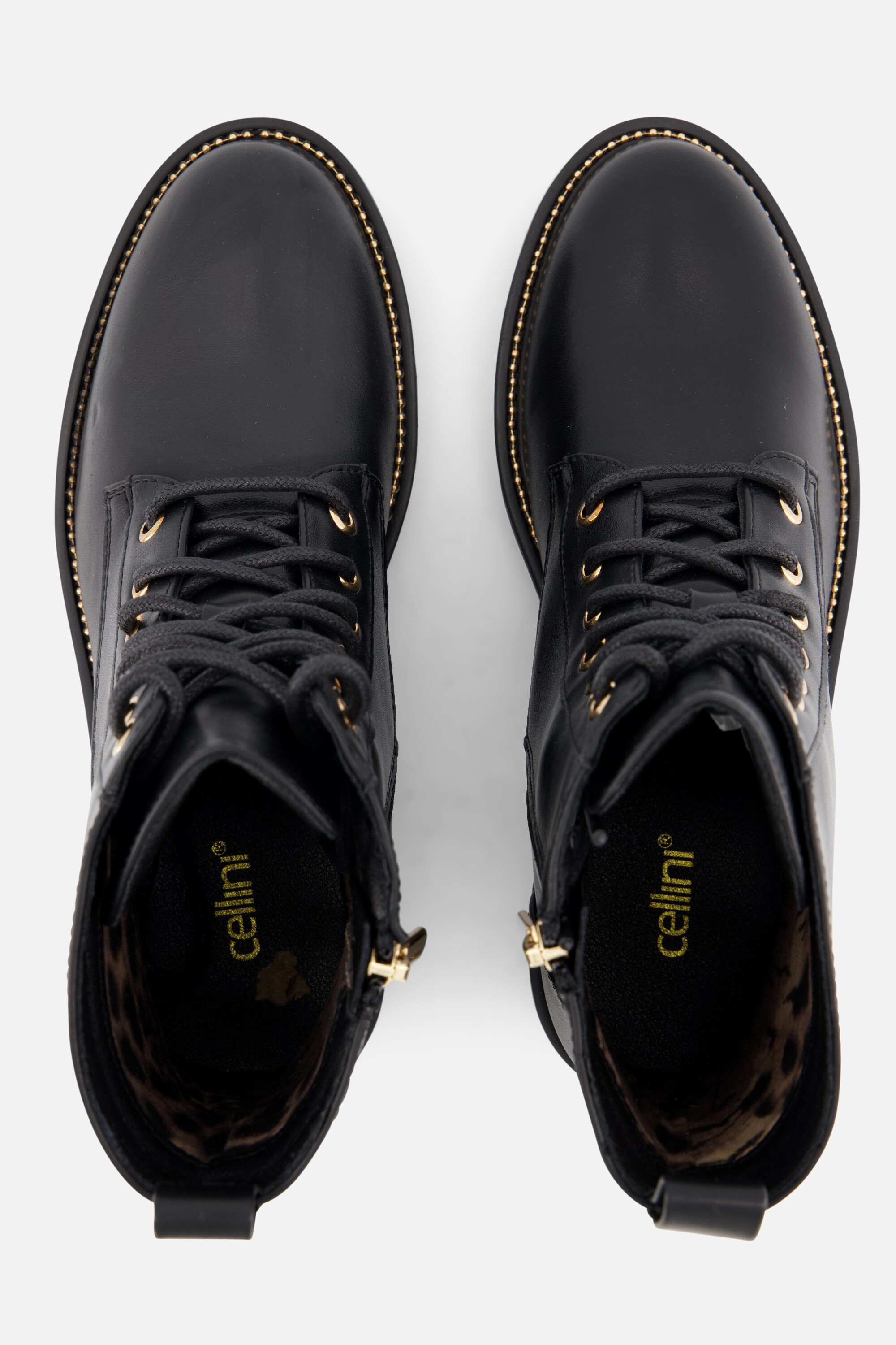 Cellini Veterboots zwart Pu afbeelding 2