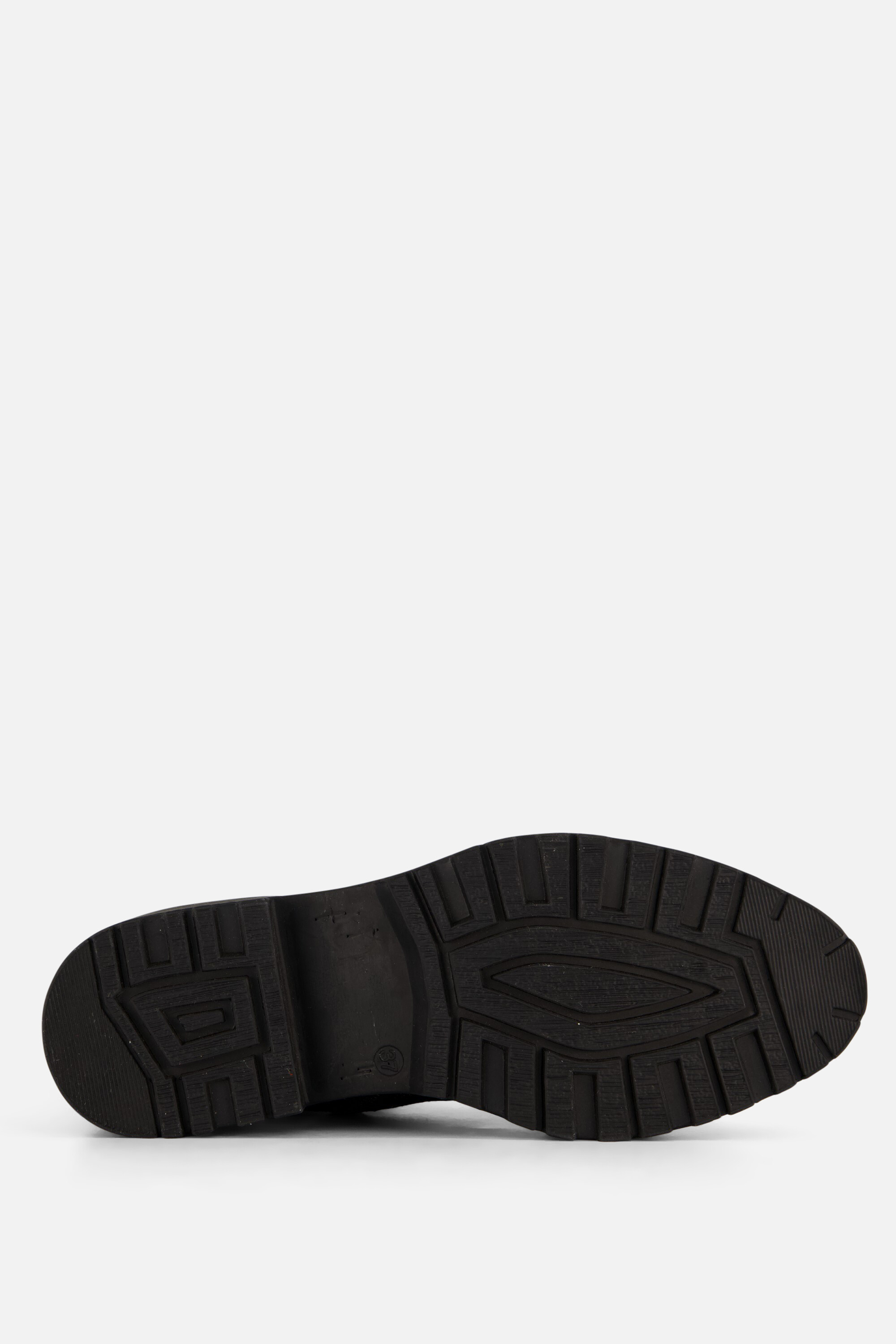 Lazamani Metallic Veterboots grijs Leer afbeelding 3