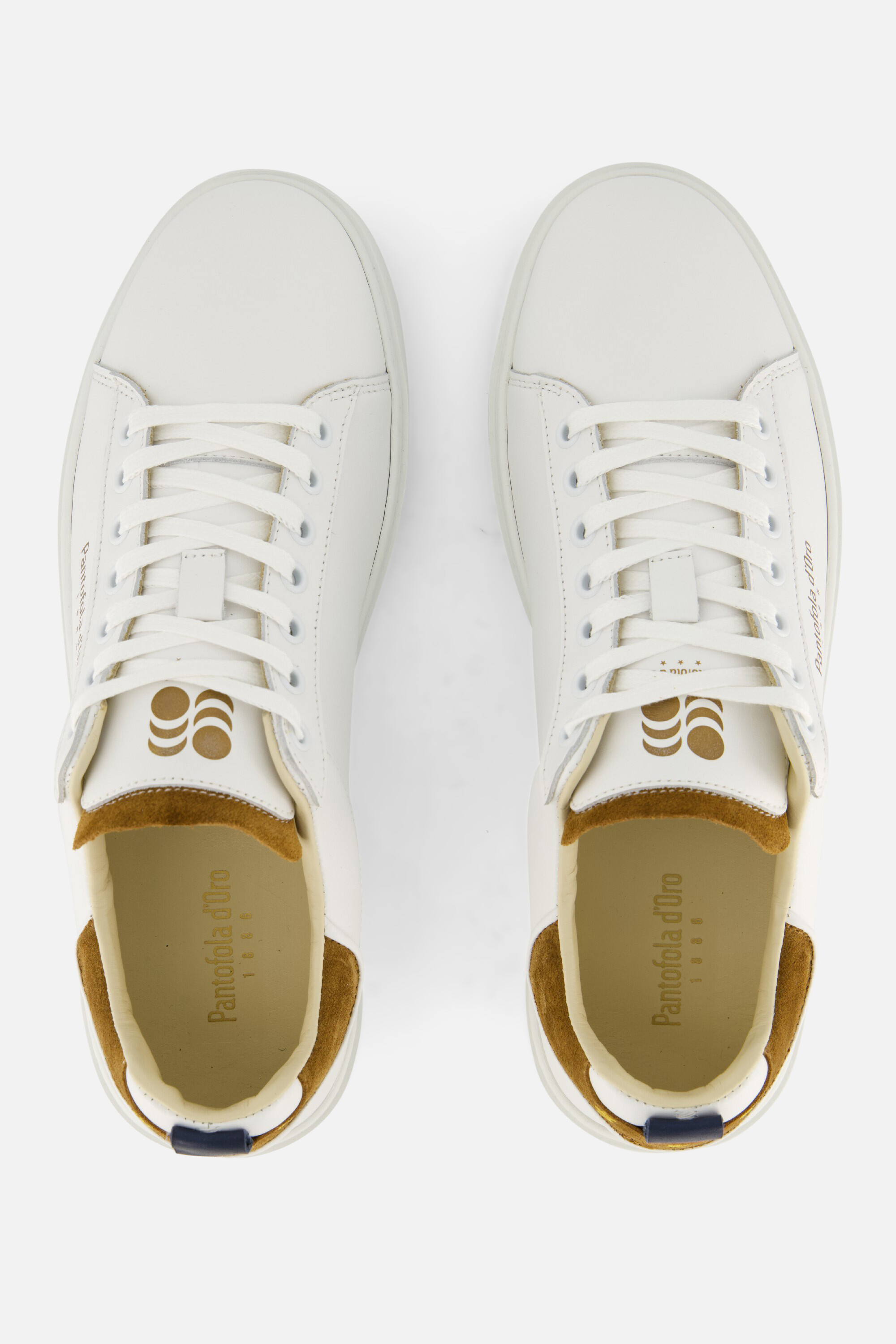 Pantofola d'Oro Elba Sneakers wit Leer afbeelding 3