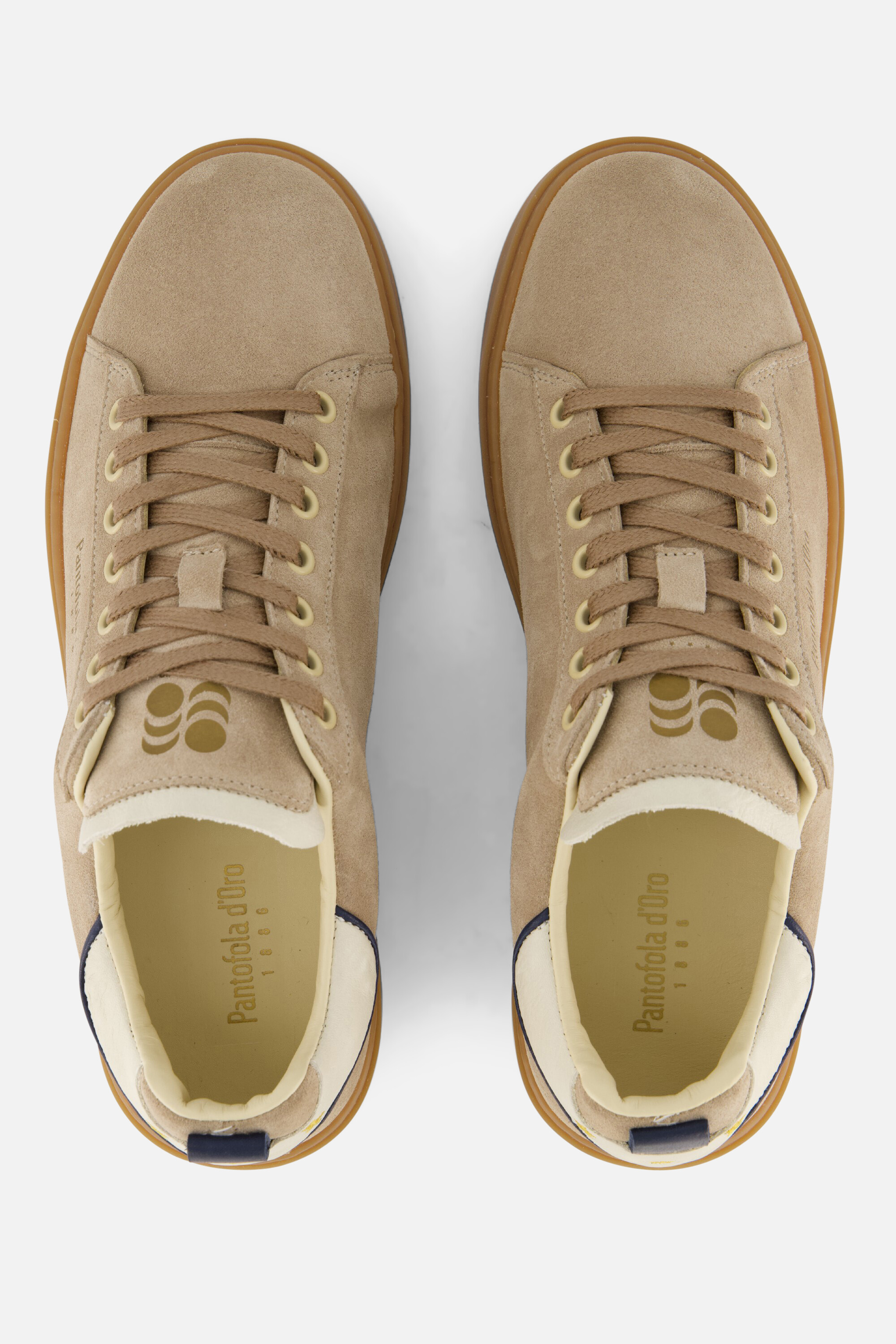 Pantofola d'Oro Elba Sneakers beige Suede afbeelding 3