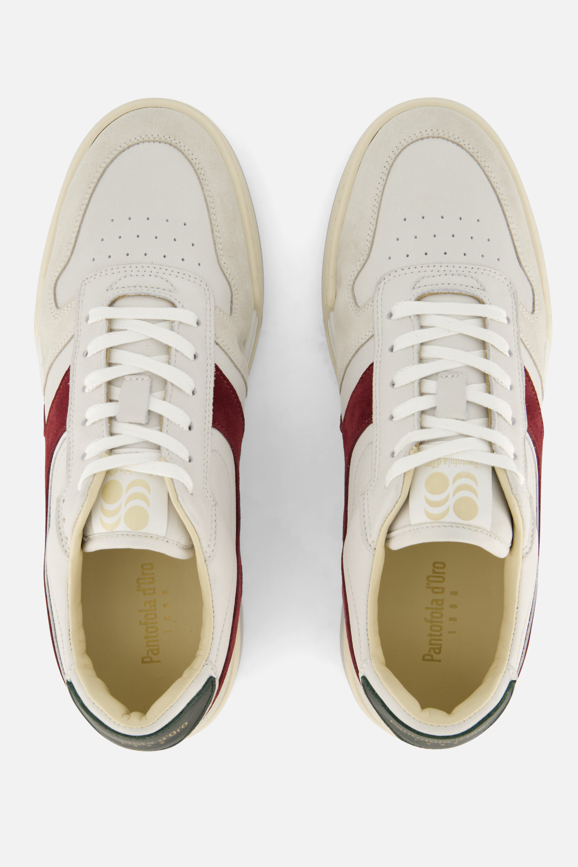 Pantofola d'Oro Versilia Sneakers wit Suede afbeelding 2