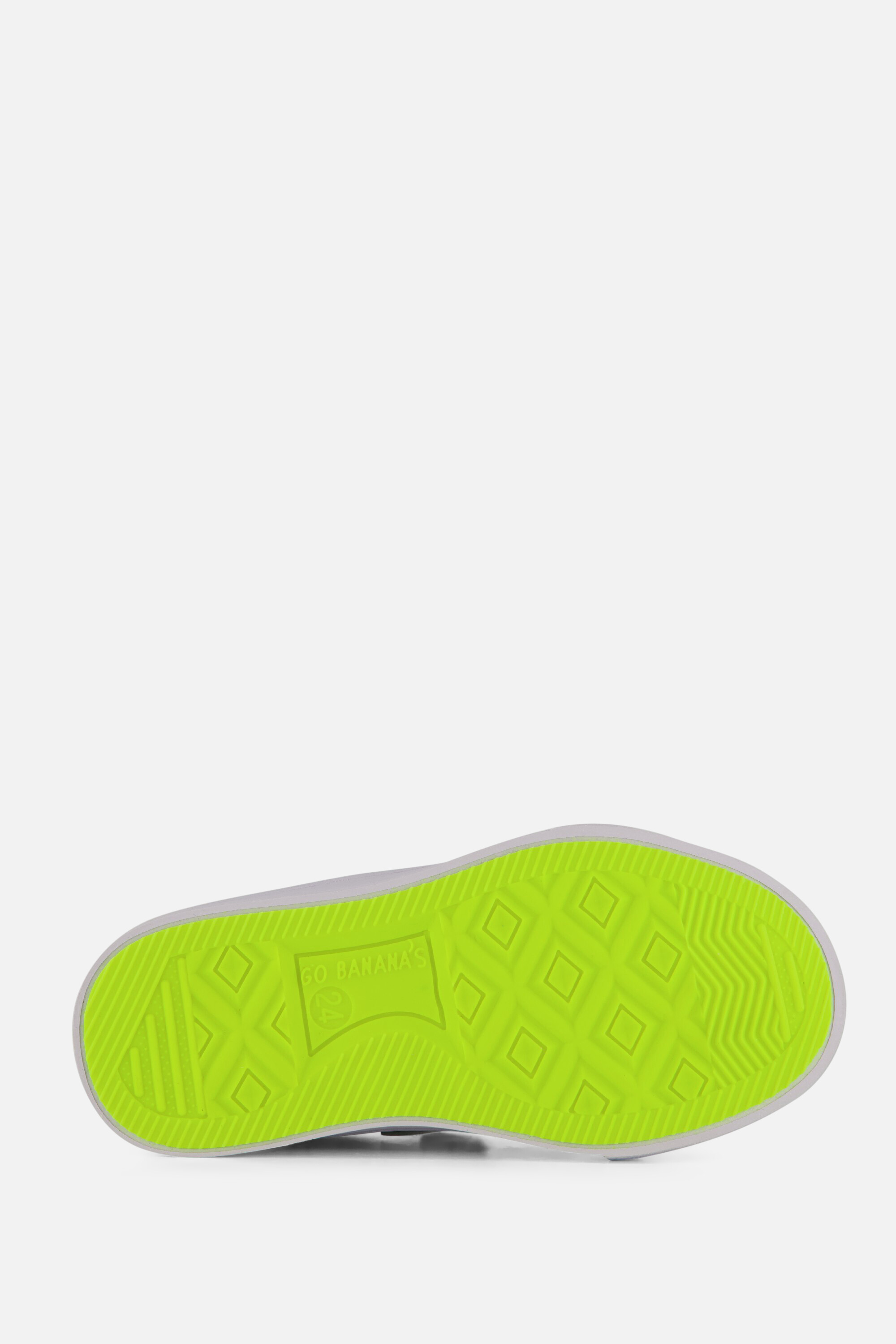 Go Bananas Shark Sneakers blauw Canvas afbeelding 3