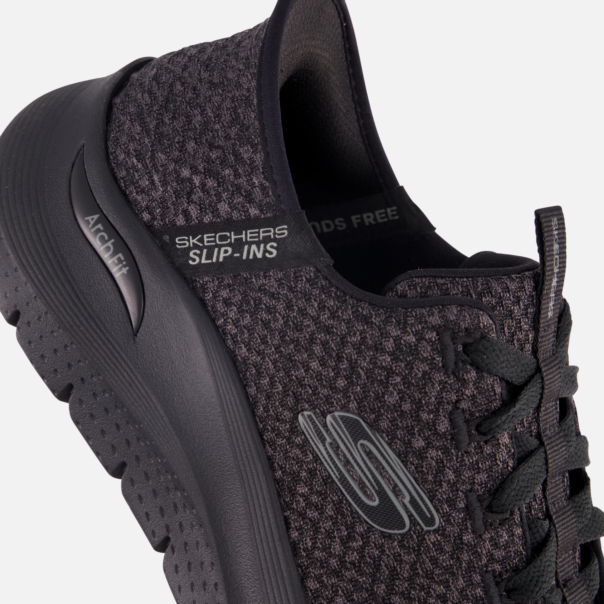 Skechers Arch Fit 2.0 Slip-ins zwart Textiel afbeelding 4