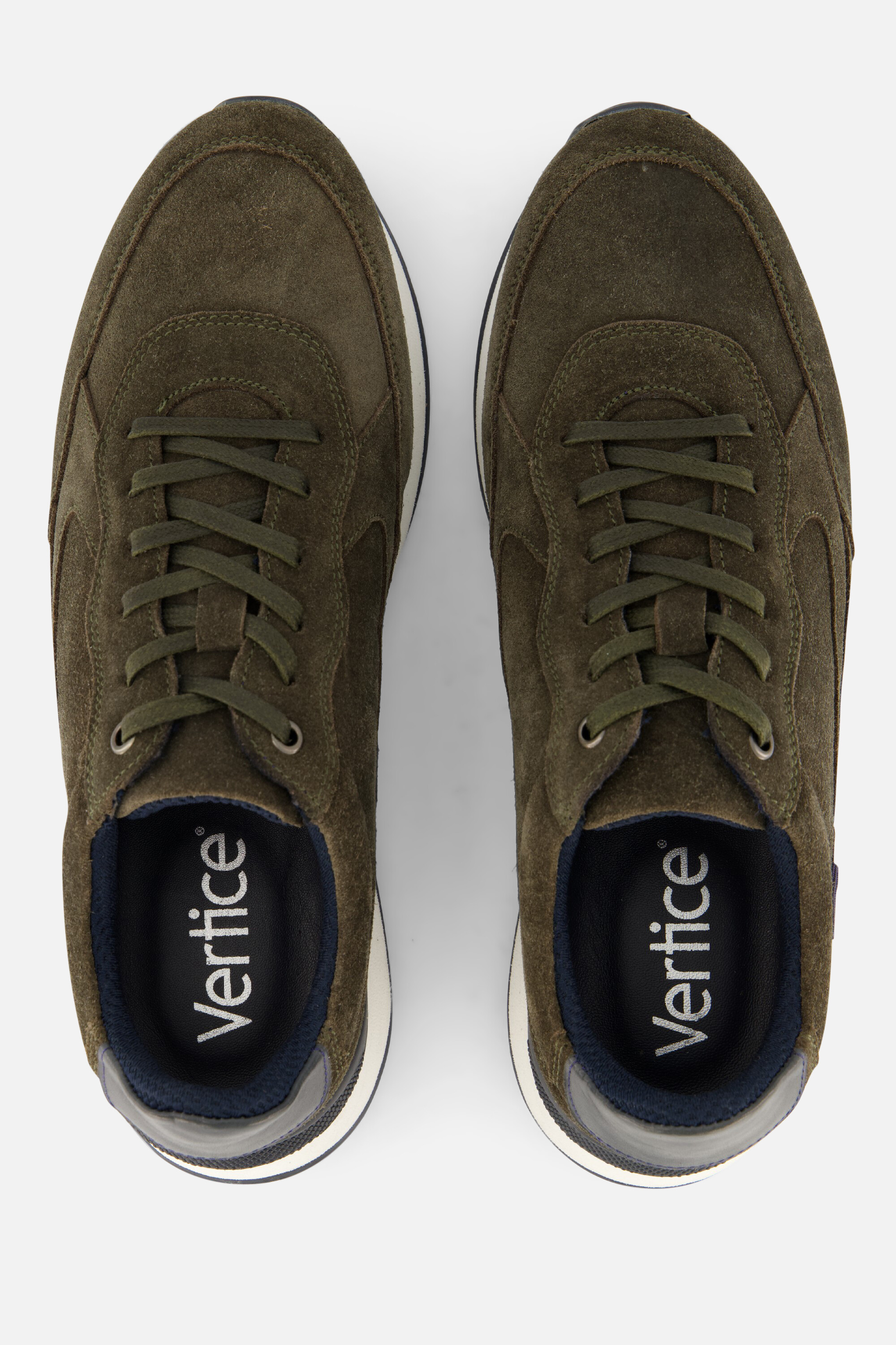 Vertice Sneakers groen Suede afbeelding 2