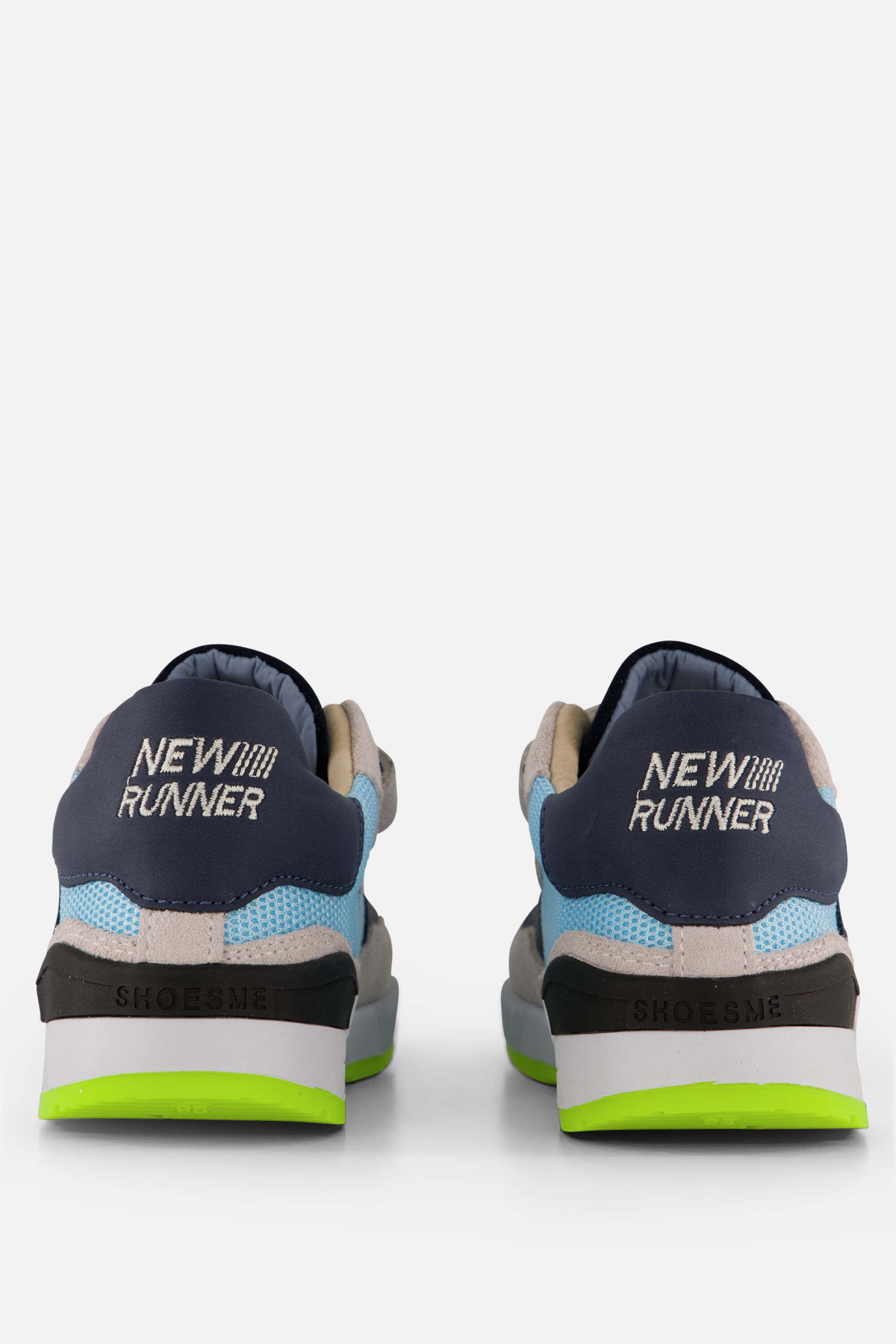 Shoesme Trainer Sneakers grijs Leer afbeelding 2