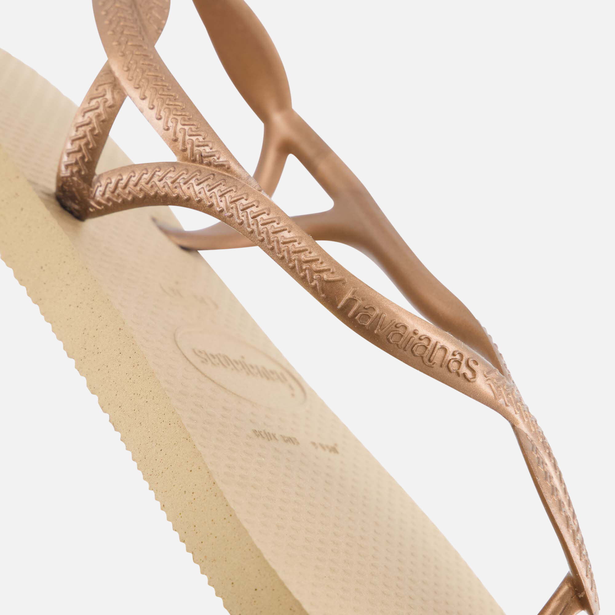 Havaianas Luna Sandalen goud Rubber afbeelding 4