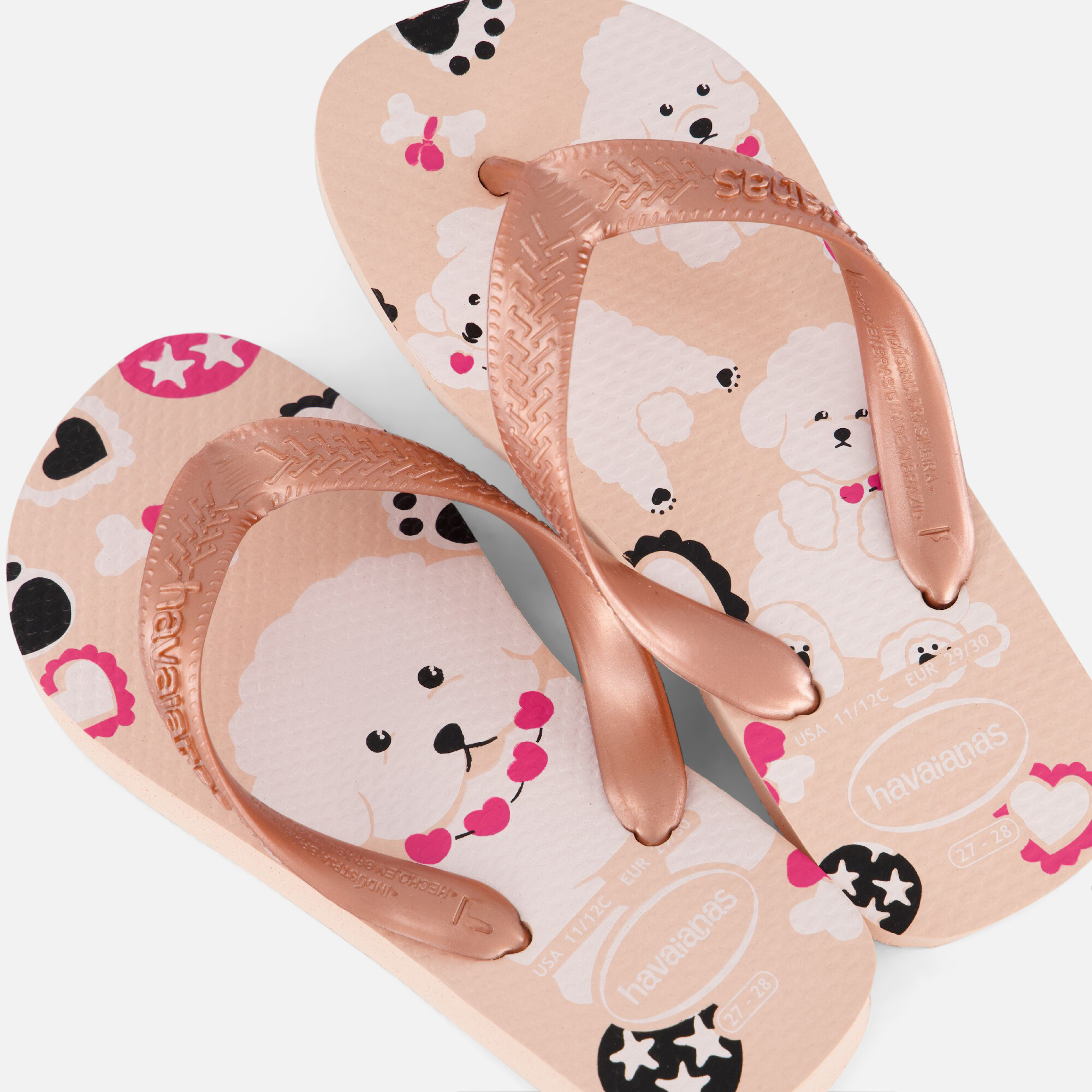 Havaianas Top Pets Slippers roze Rubber afbeelding 4