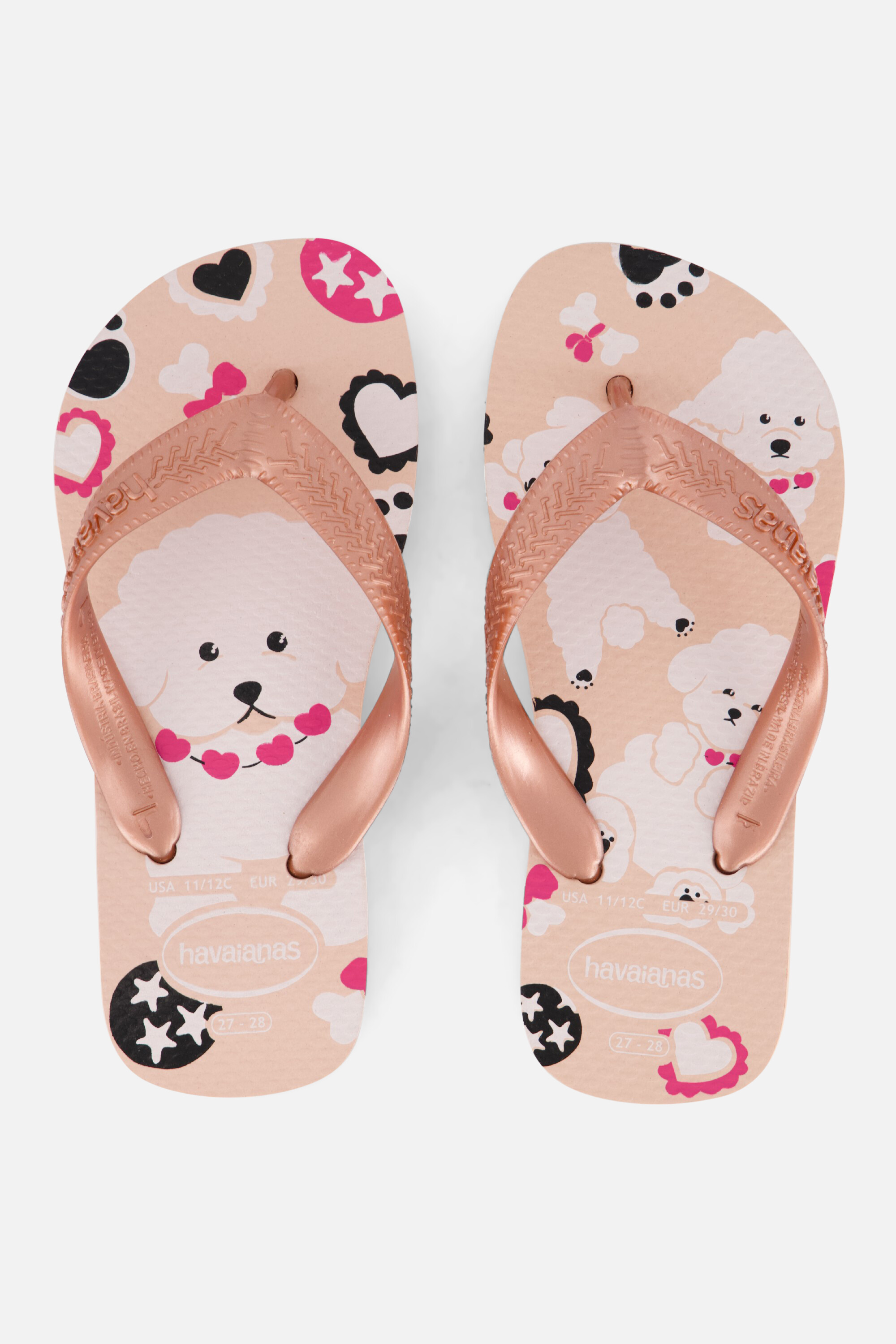 Havaianas Top Pets Slippers roze Rubber afbeelding 2