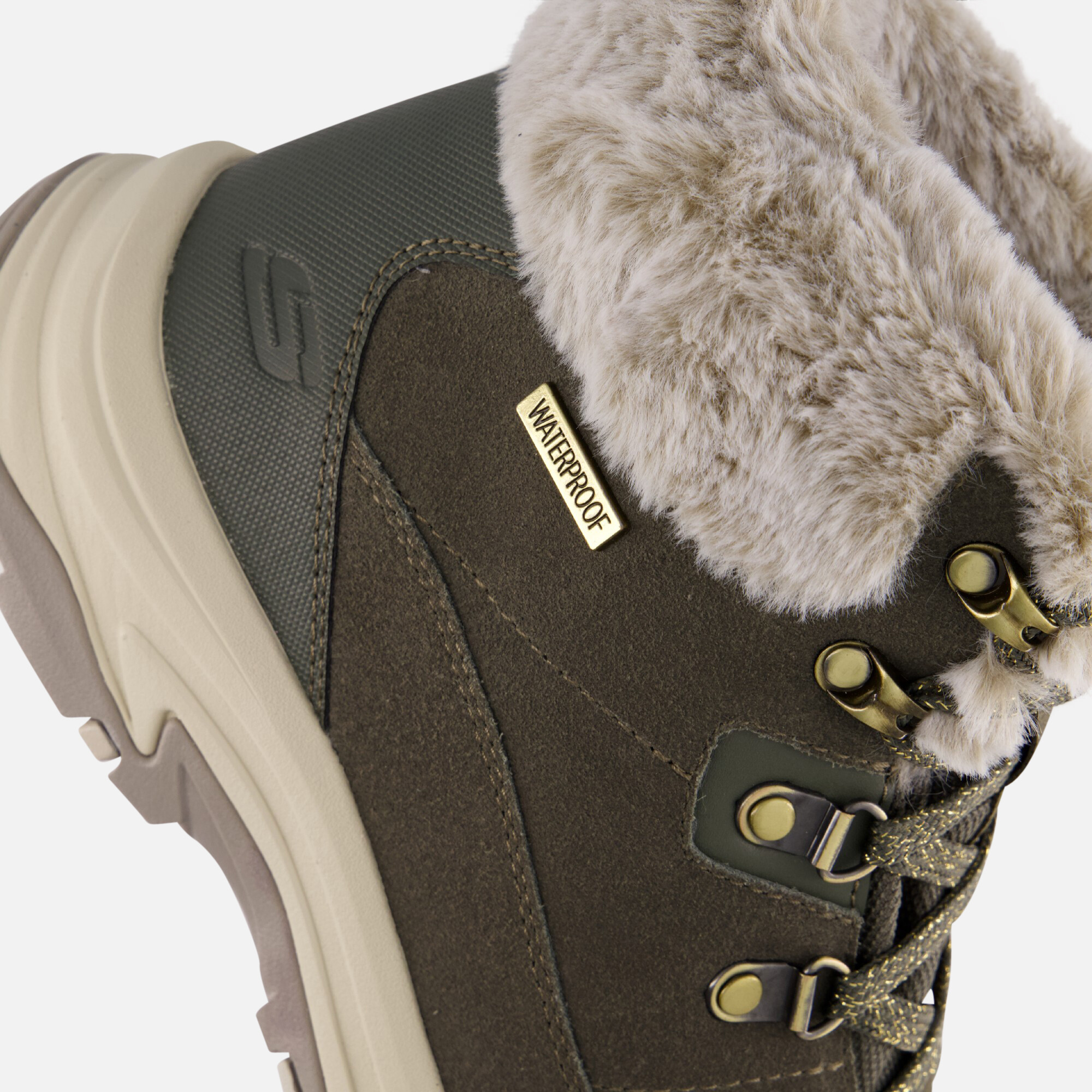 Skechers Trego Veterboots groen Suede afbeelding 4