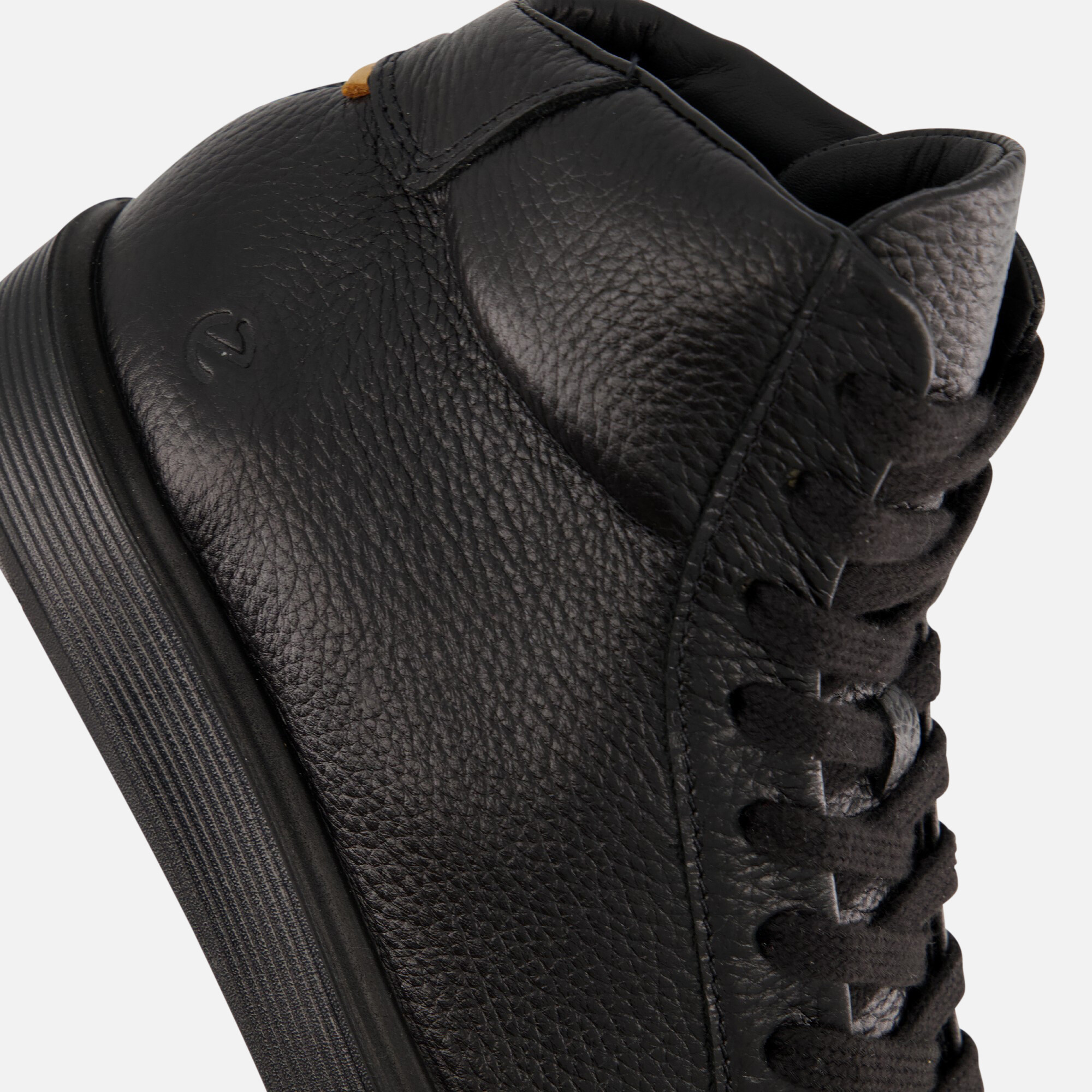 Ecco Soft 60 W Veterboots zwart Leer afbeelding 4