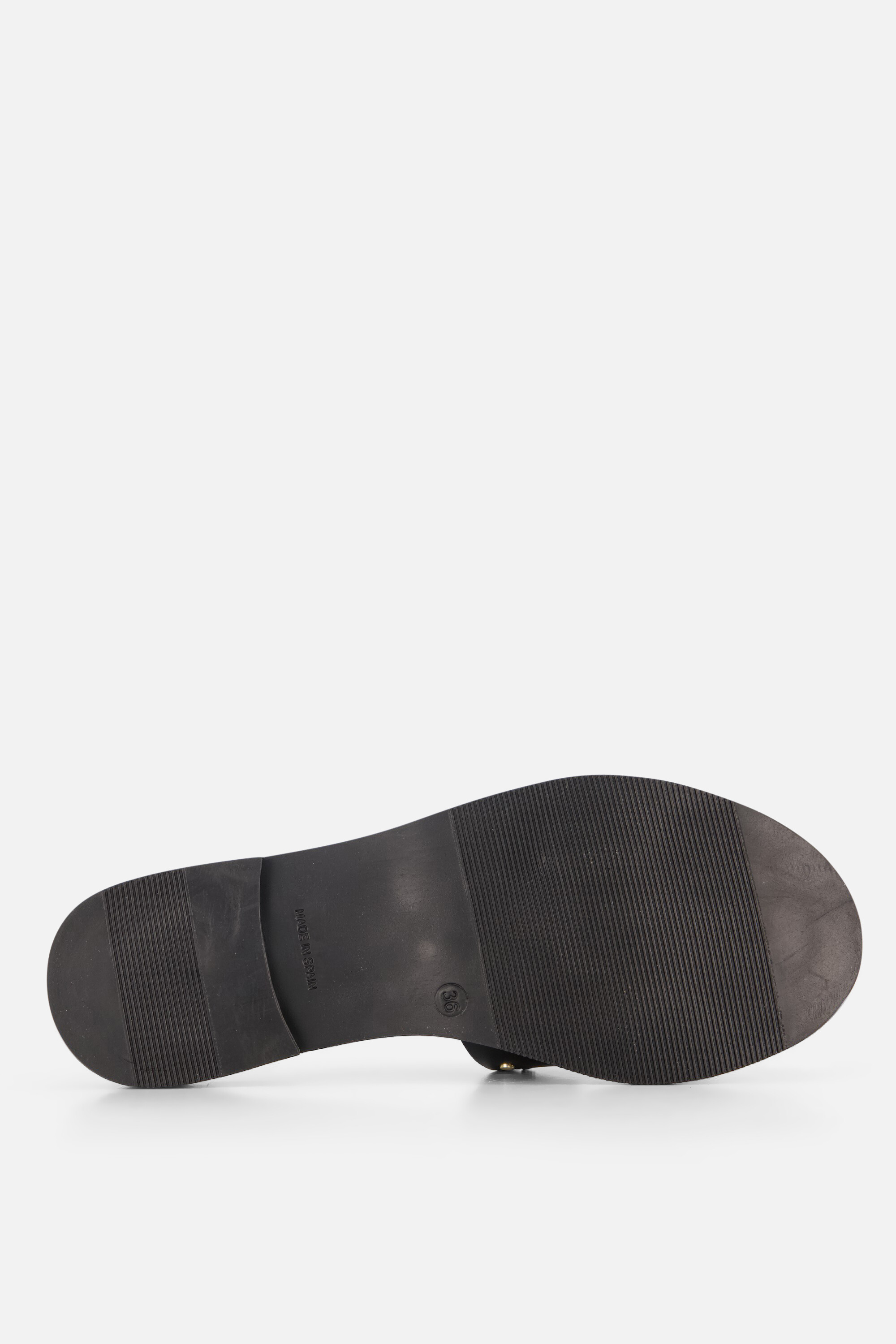 Oh My Sandals Slippers zwart Leer afbeelding 3