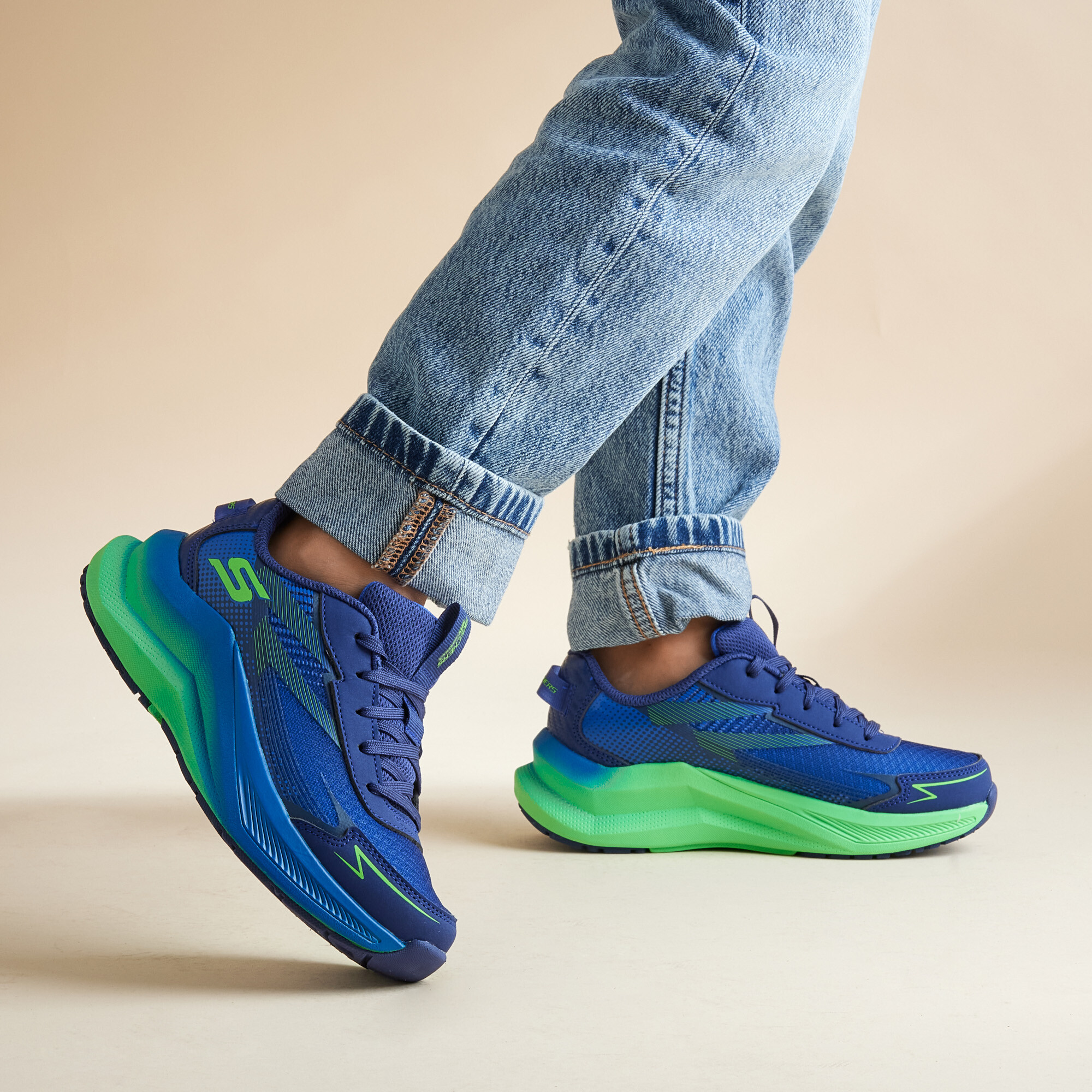 Skechers Skechers Max Cushioning Ascender Sneakers blauw