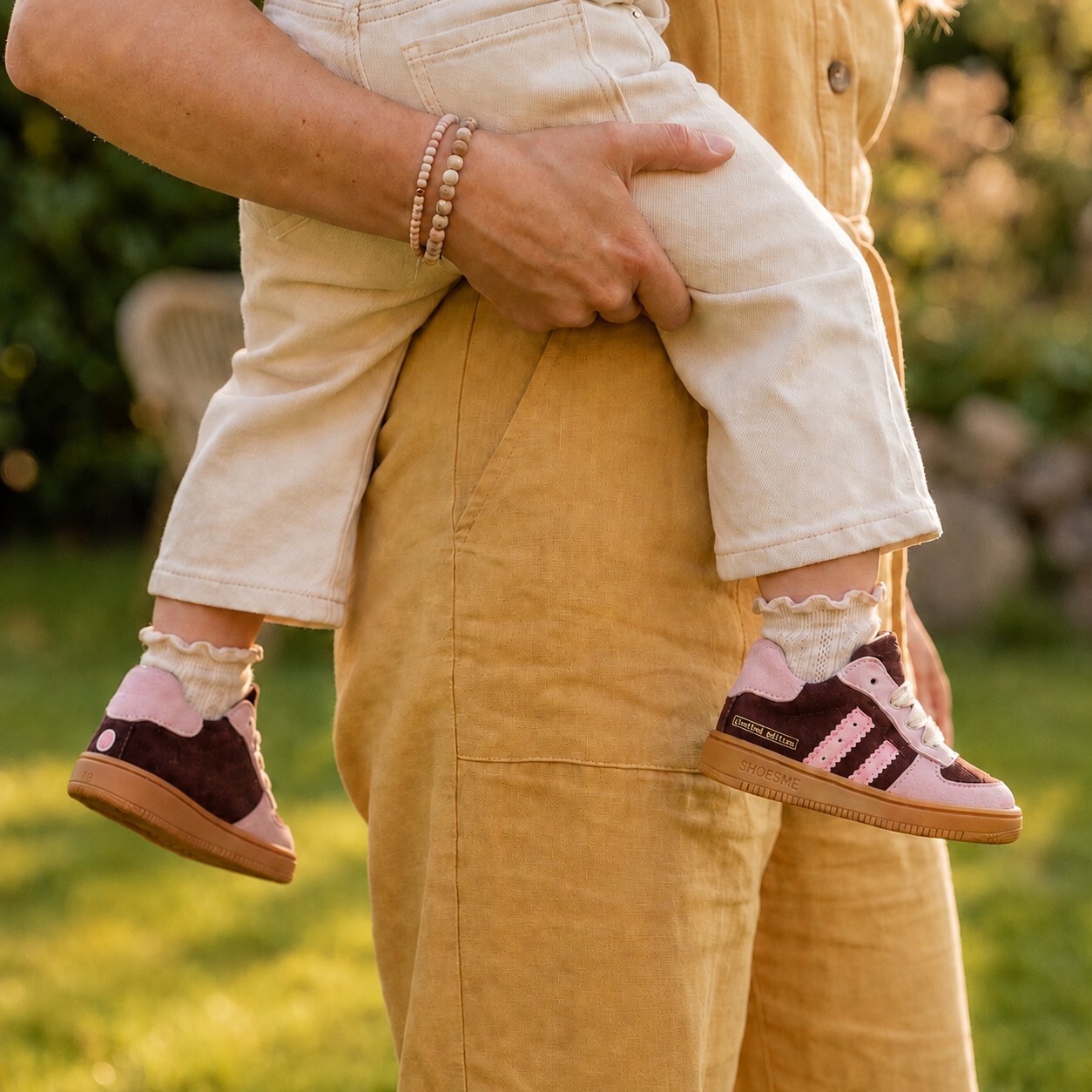 Shoesme Shoesme sneakers roze Suède