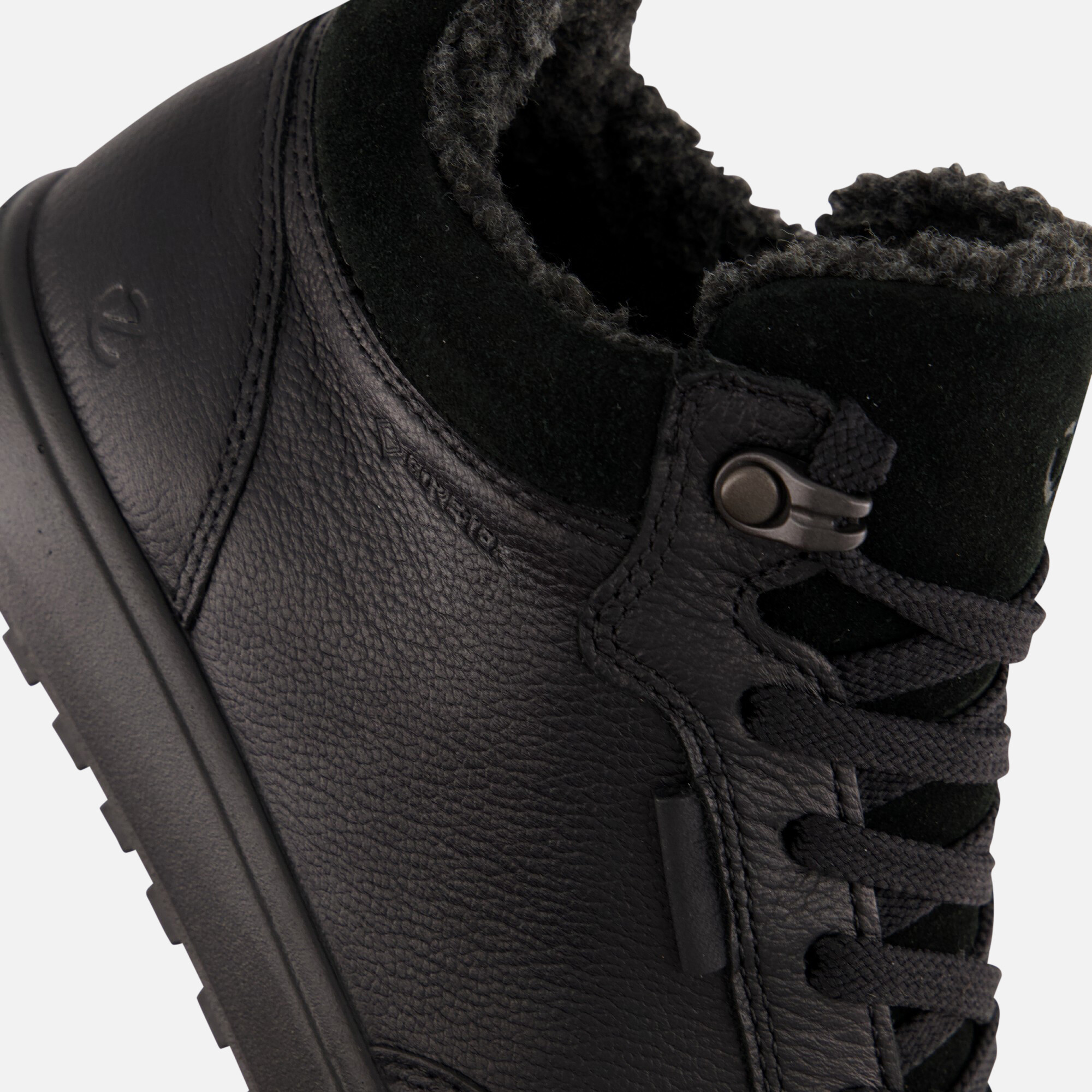 Ecco Soft 7 Tred W Veterboots zwart Leer afbeelding 4
