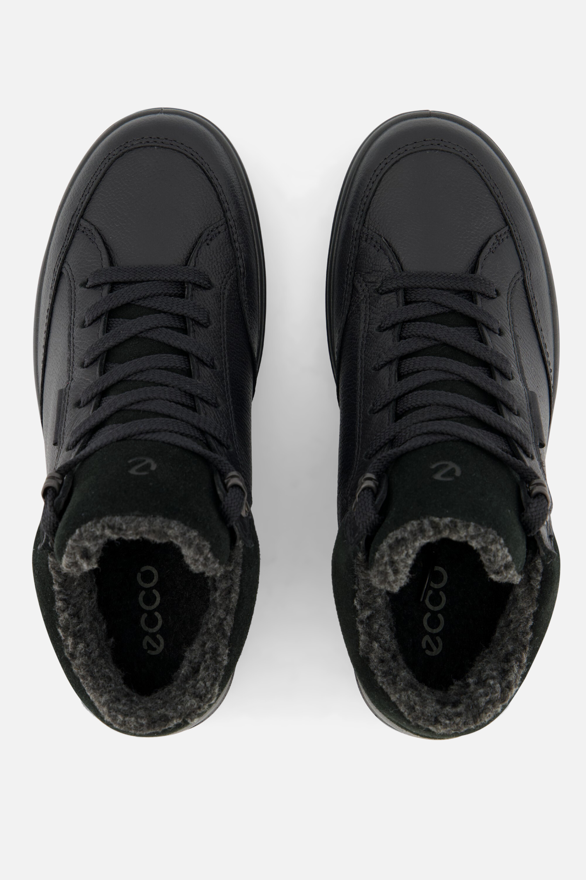 Ecco Soft 7 Tred W Veterboots zwart Leer afbeelding 2