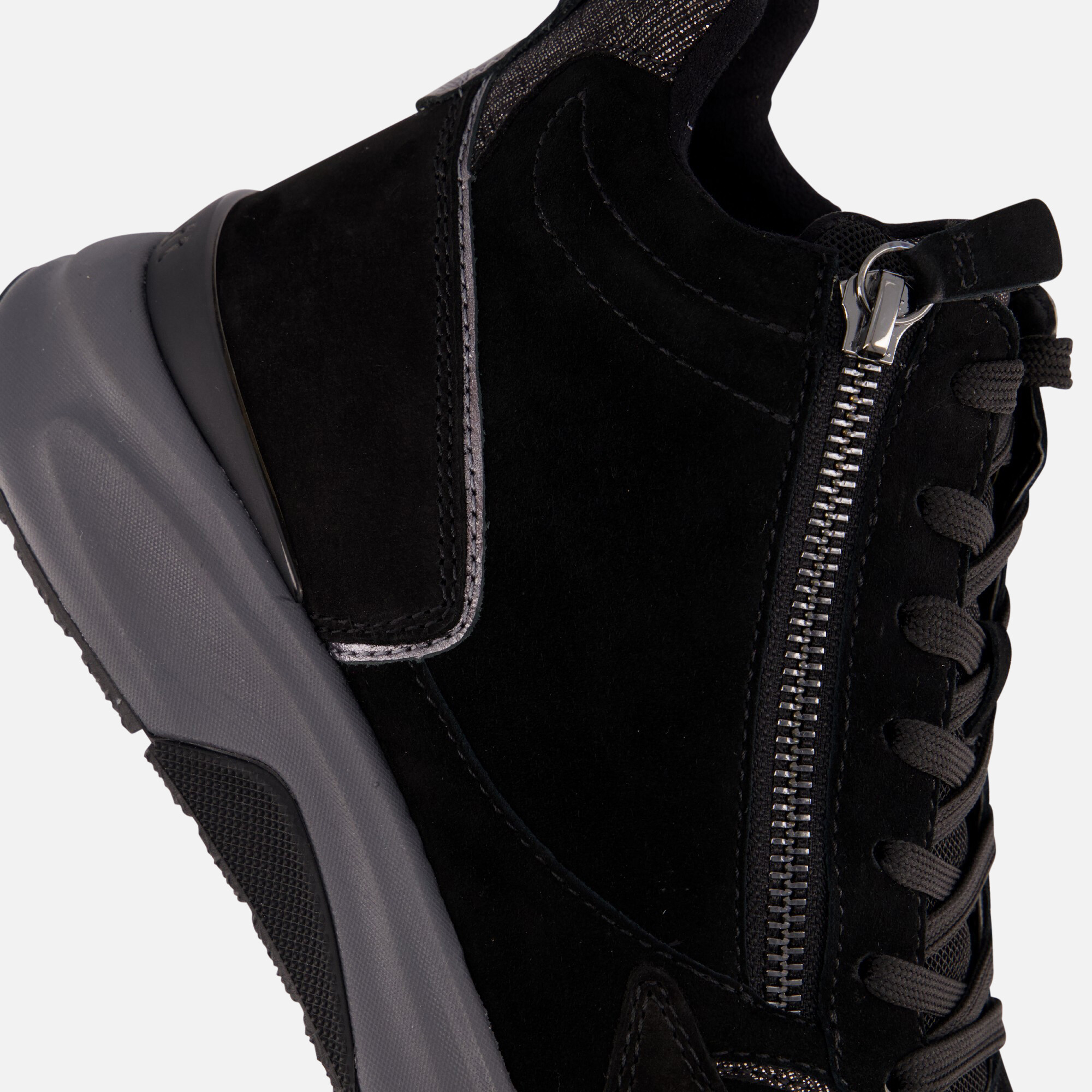 Gabor Rollingsoft Veterboots zwart Suede afbeelding 4