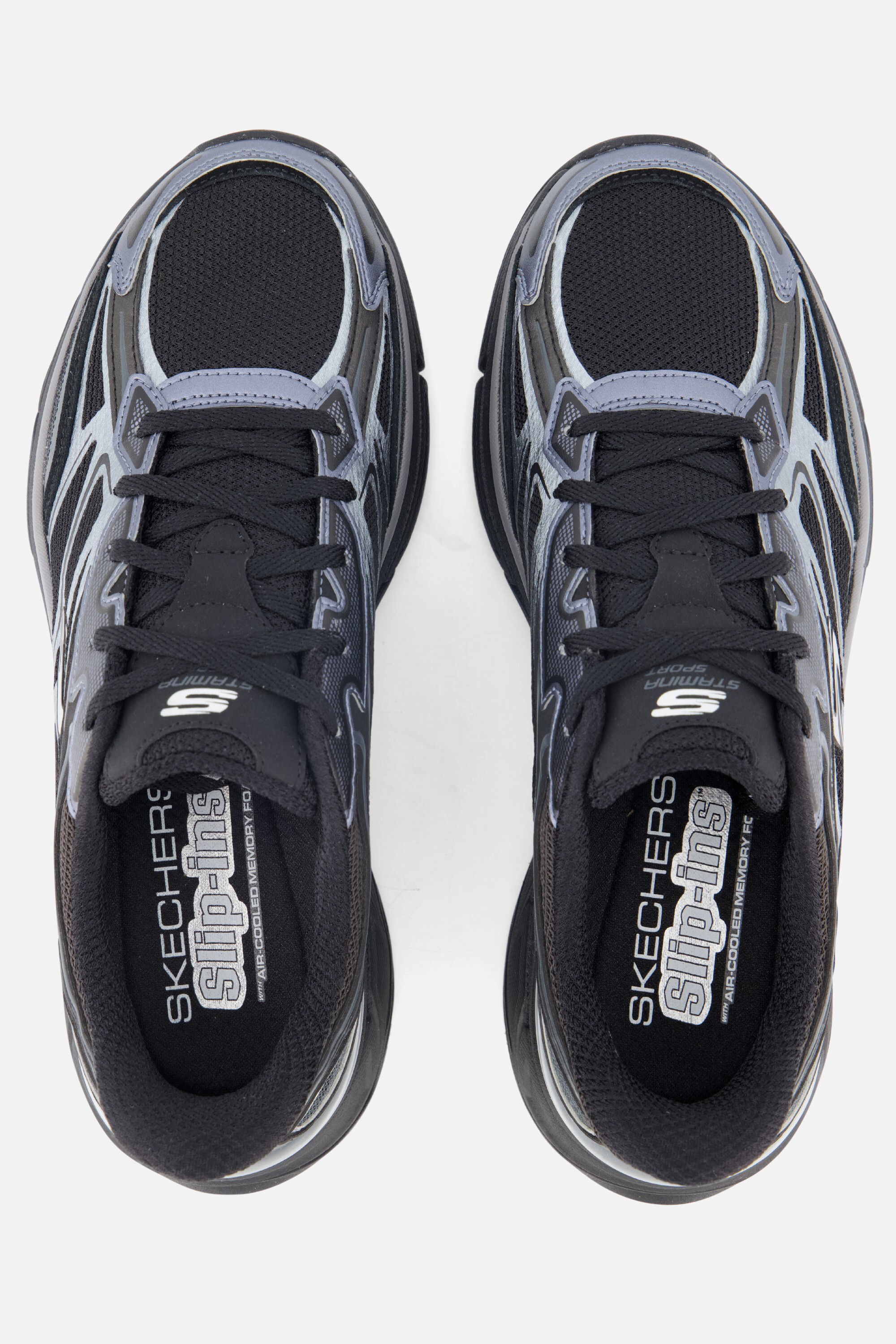 Skechers Slip-ins Stamina Sport Instappers zwart afbeelding 3