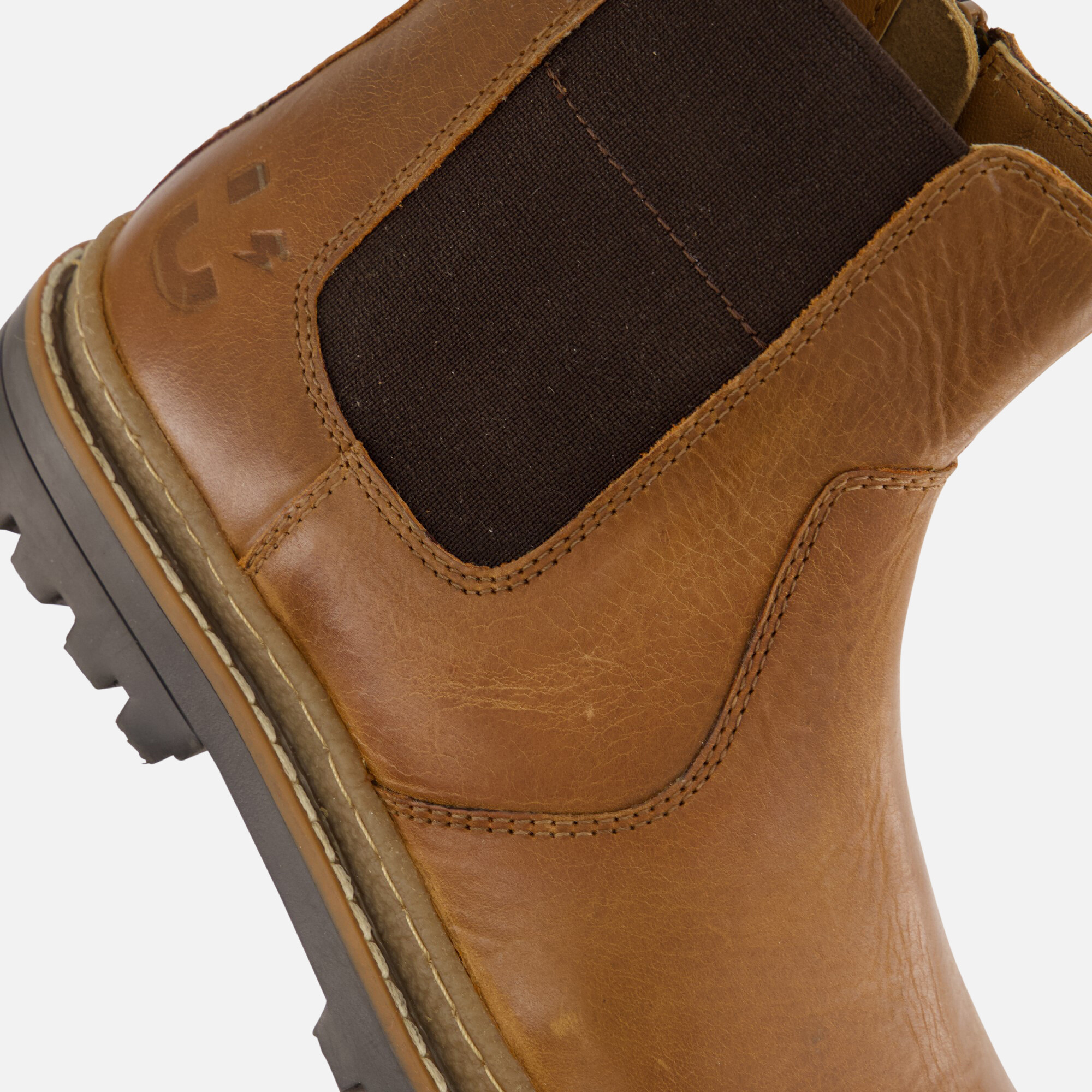 Muyters Chelsea boots cognac Leer afbeelding 4