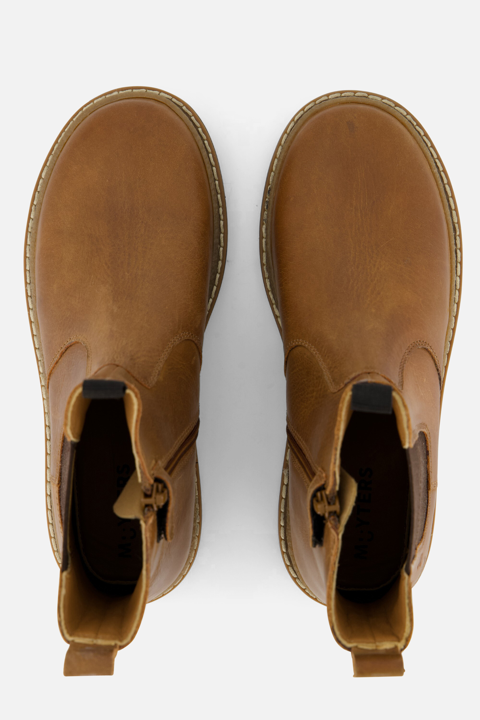 Muyters Chelsea boots cognac Leer afbeelding 2