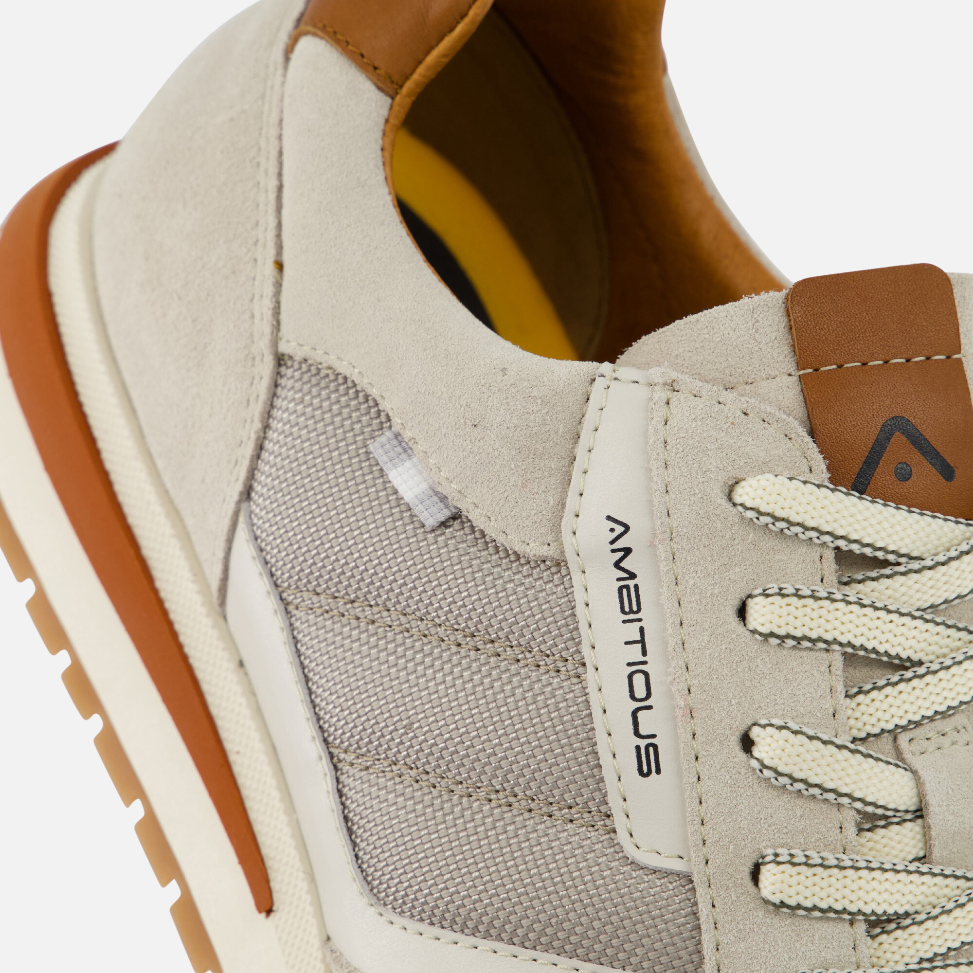 Ambitious Temple Sneakers beige Suede afbeelding 4