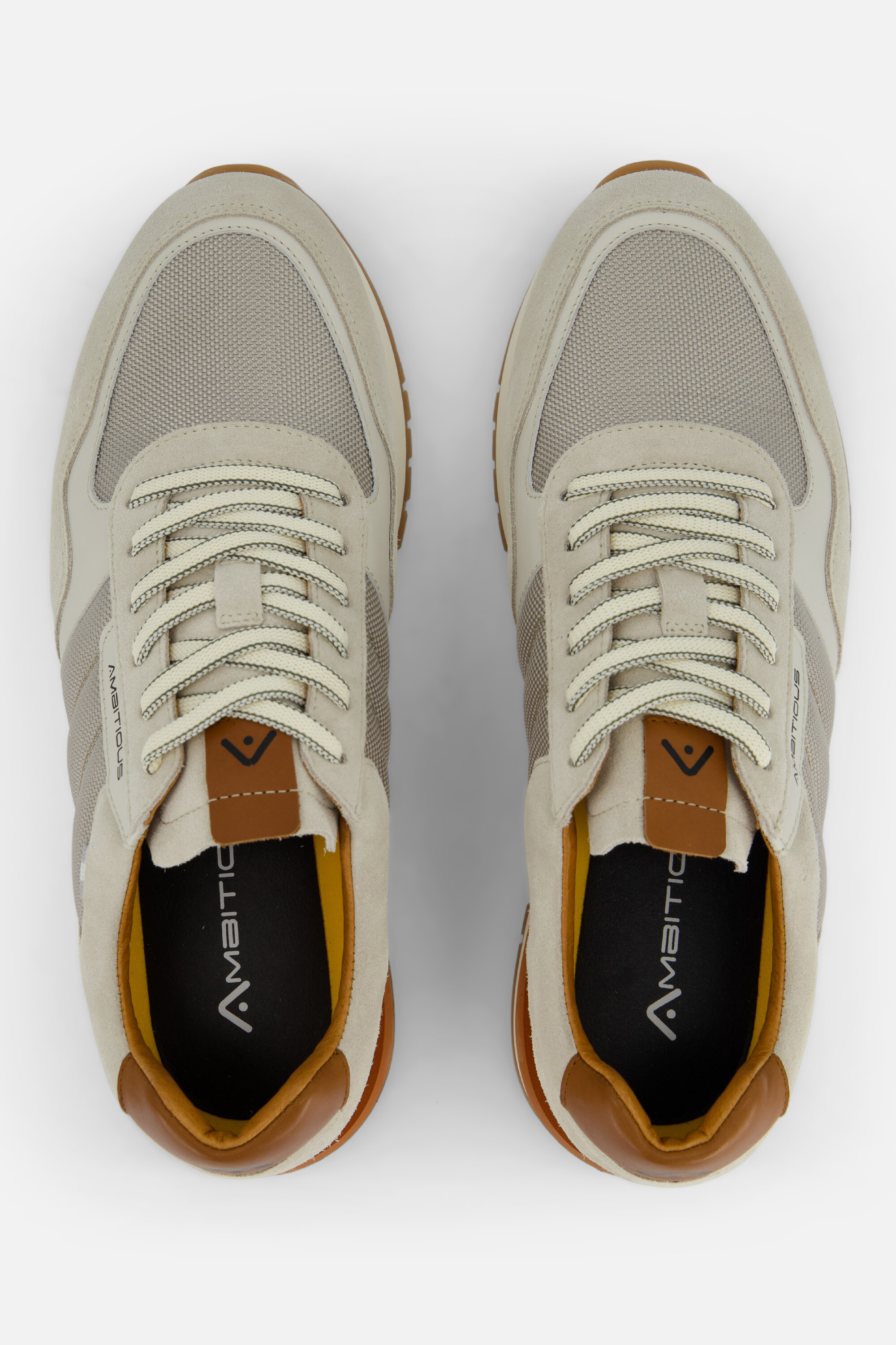 Ambitious Temple Sneakers beige Suede afbeelding 2
