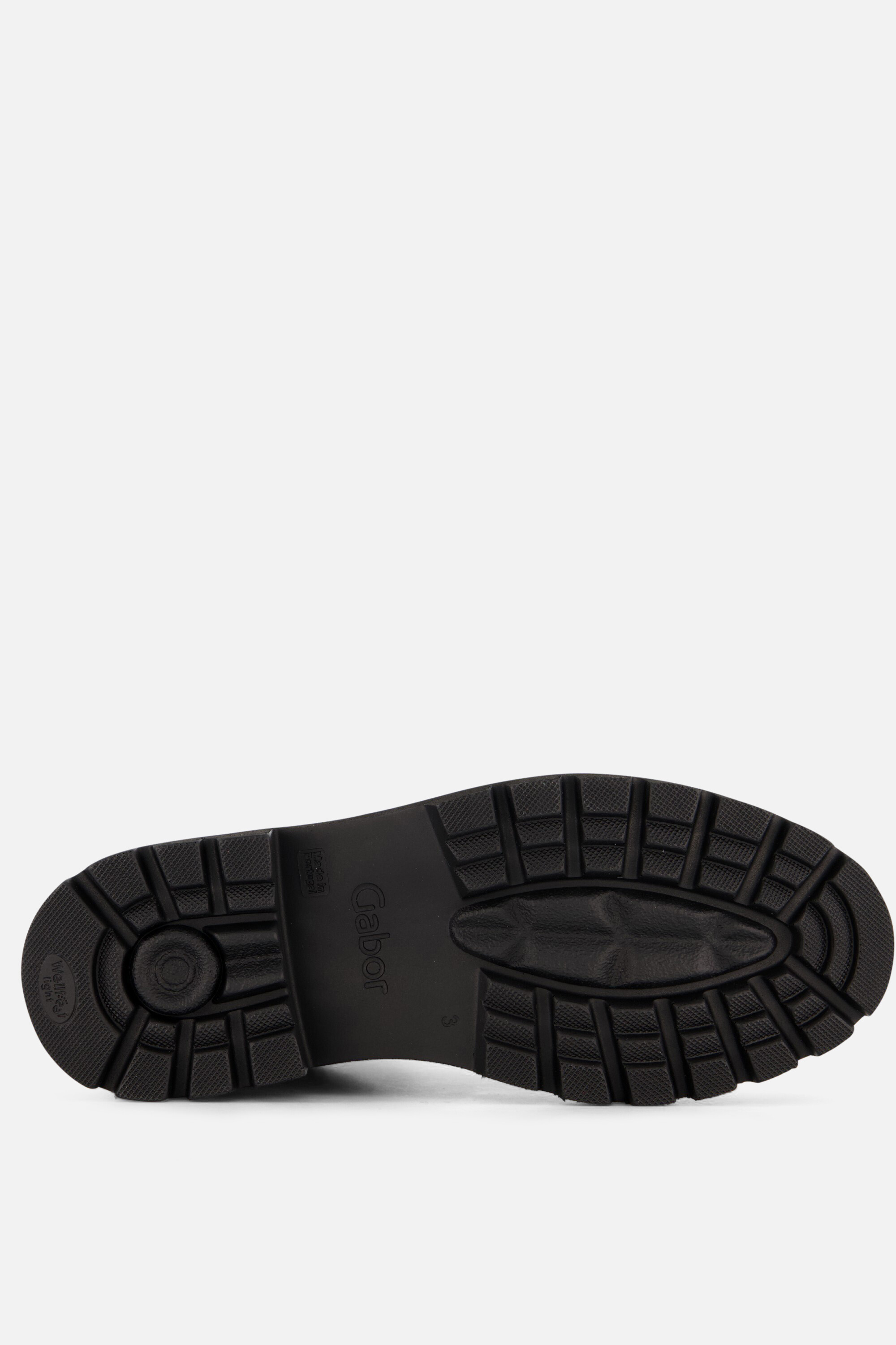 Gabor Veterboots zwart Leer afbeelding 3